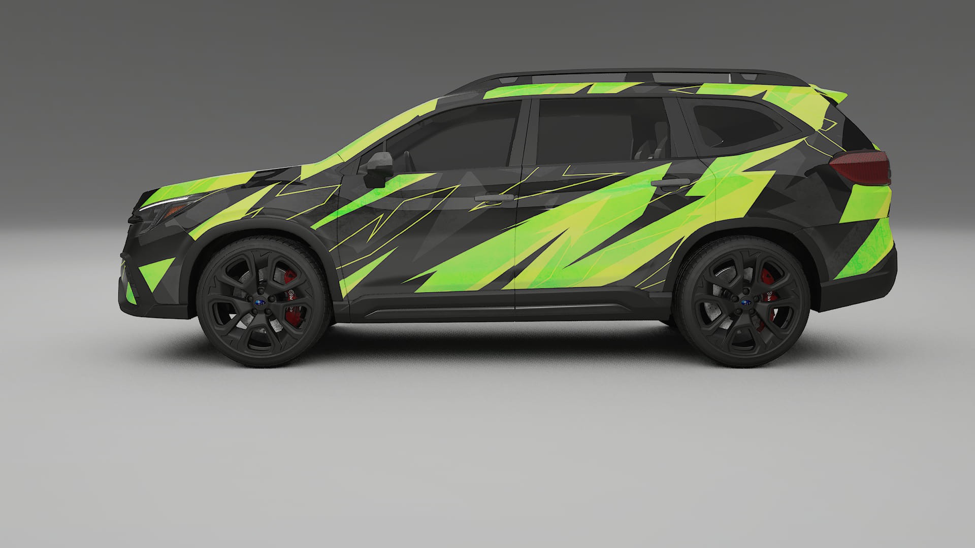 Subaru Ascent BT facelift LCI NINJA TURTLES – Kit Wrap PPF Personalizzato in Pellicola Poliuretanica Stampabile