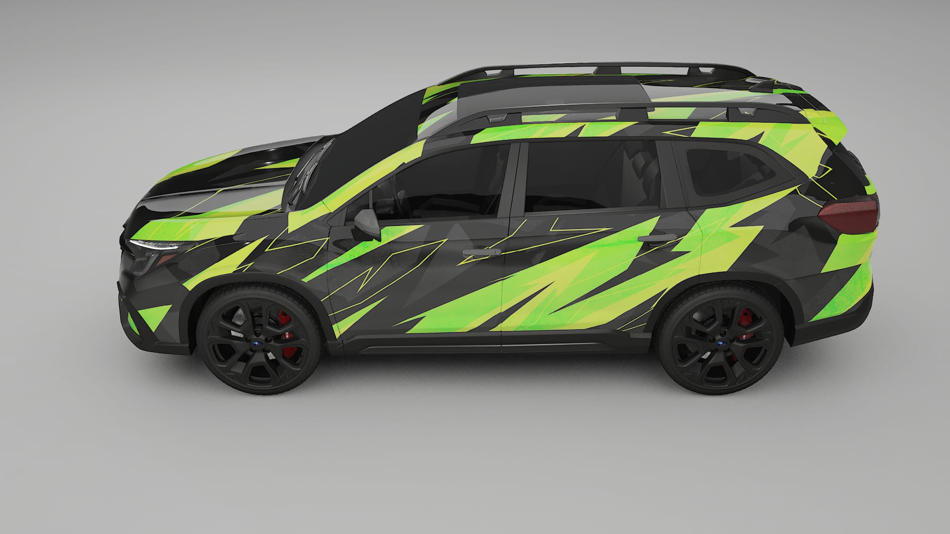 Subaru Ascent BT facelift LCI NINJA TURTLES – Kit Wrap PPF Personalizzato in Pellicola Poliuretanica Stampabile