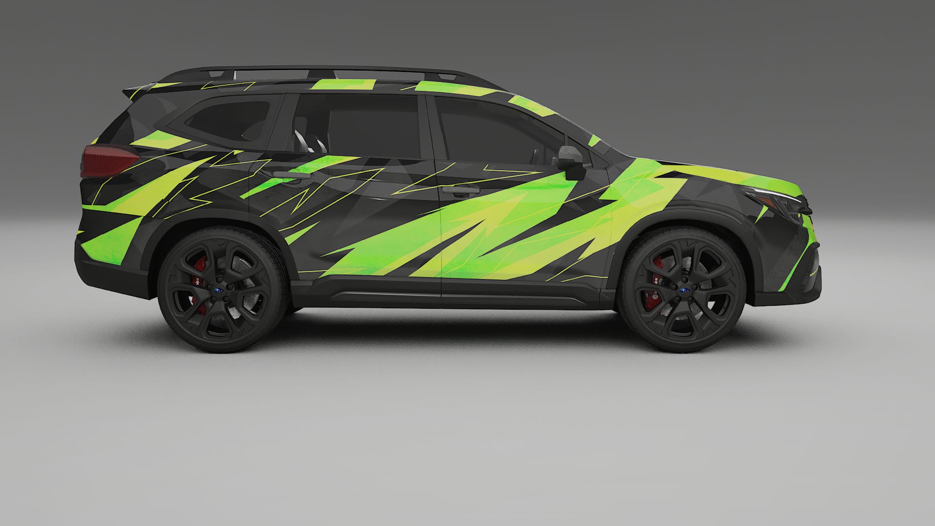 Subaru Ascent BT facelift LCI NINJA TURTLES – Kit Wrap PPF Personalizzato in Pellicola Poliuretanica Stampabile