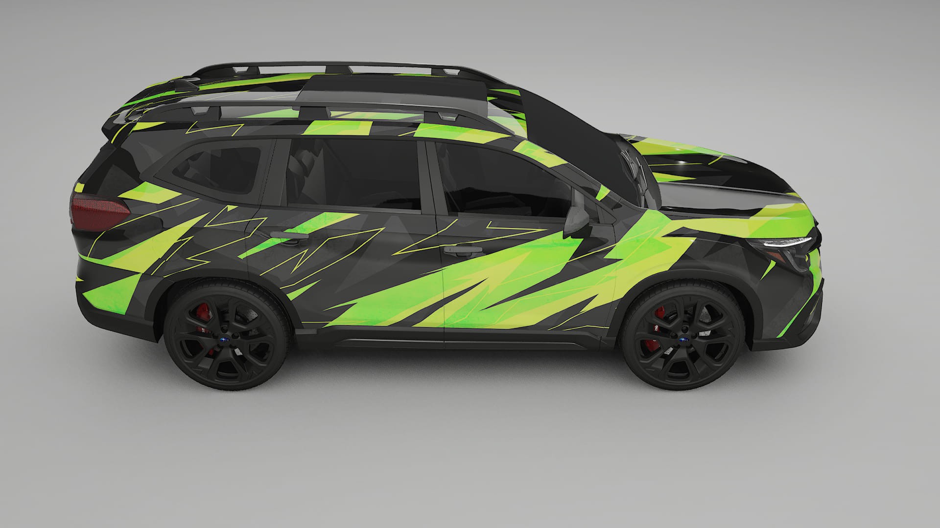 Subaru Ascent BT facelift LCI NINJA TURTLES – Kit Wrap PPF Personalizzato in Pellicola Poliuretanica Stampabile