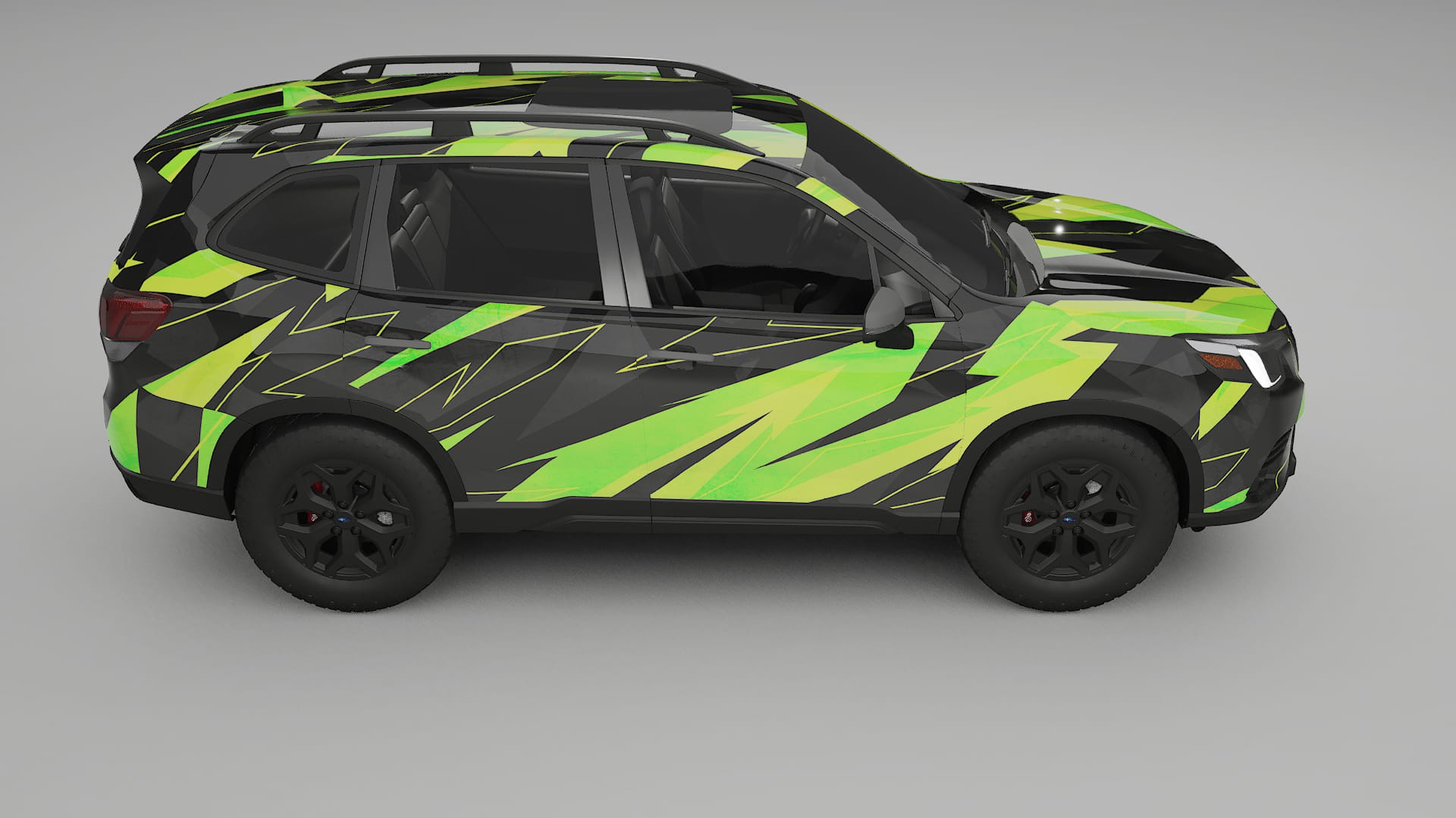 Subaru Forester V SK facelift LCI NINJA TURTLES – Kit Wrap PPF Personalizzato in Pellicola Poliuretanica Stampabile