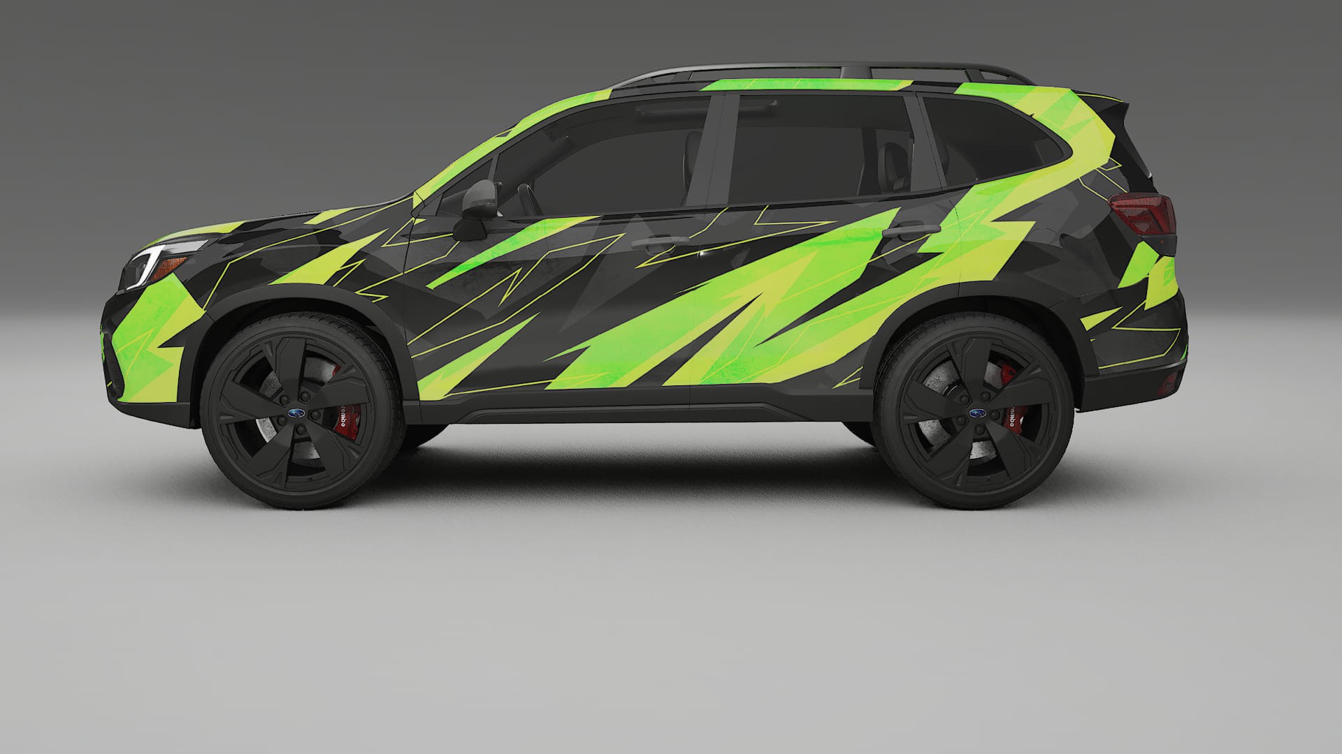 Subaru Forester V SK prefacelift pre-LCI NINJA TURTLES – Kit Wrap PPF Personalizzato in Pellicola Poliuretanica Stampabile