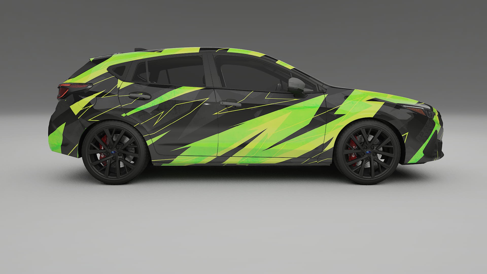 Subaru Impreza GU NINJA TURTLES – Kit Wrap PPF Personalizzato in Pellicola Poliuretanica Stampabile