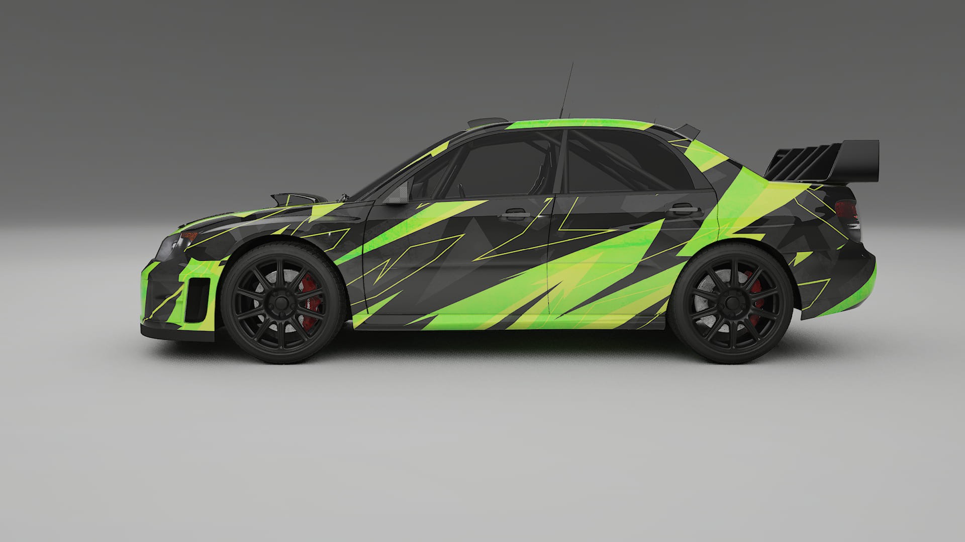 Subaru Impreza WRC GD NINJA TURTLES – Kit Wrap PPF Personalizzato in Pellicola Poliuretanica Stampabile