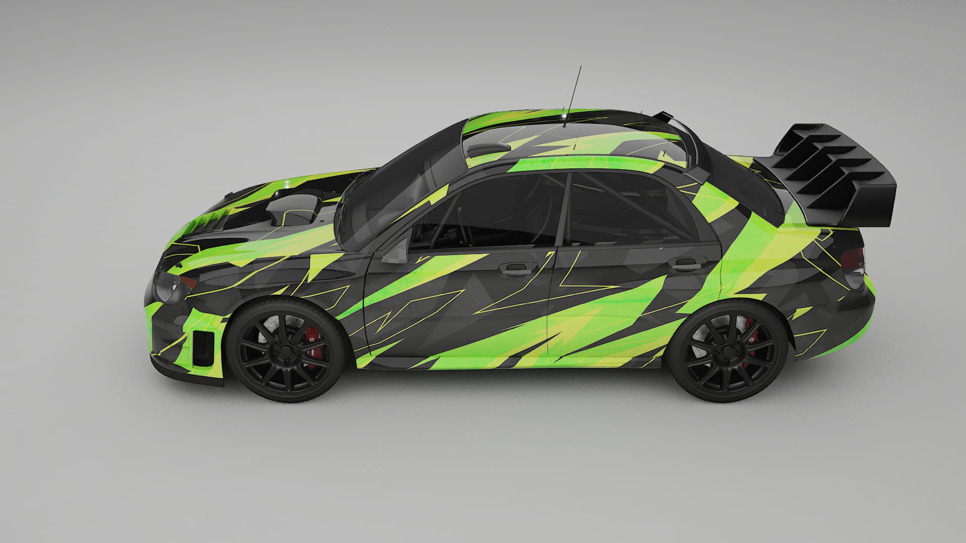 Subaru Impreza WRC GD NINJA TURTLES – Kit Wrap PPF Personalizzato in Pellicola Poliuretanica Stampabile