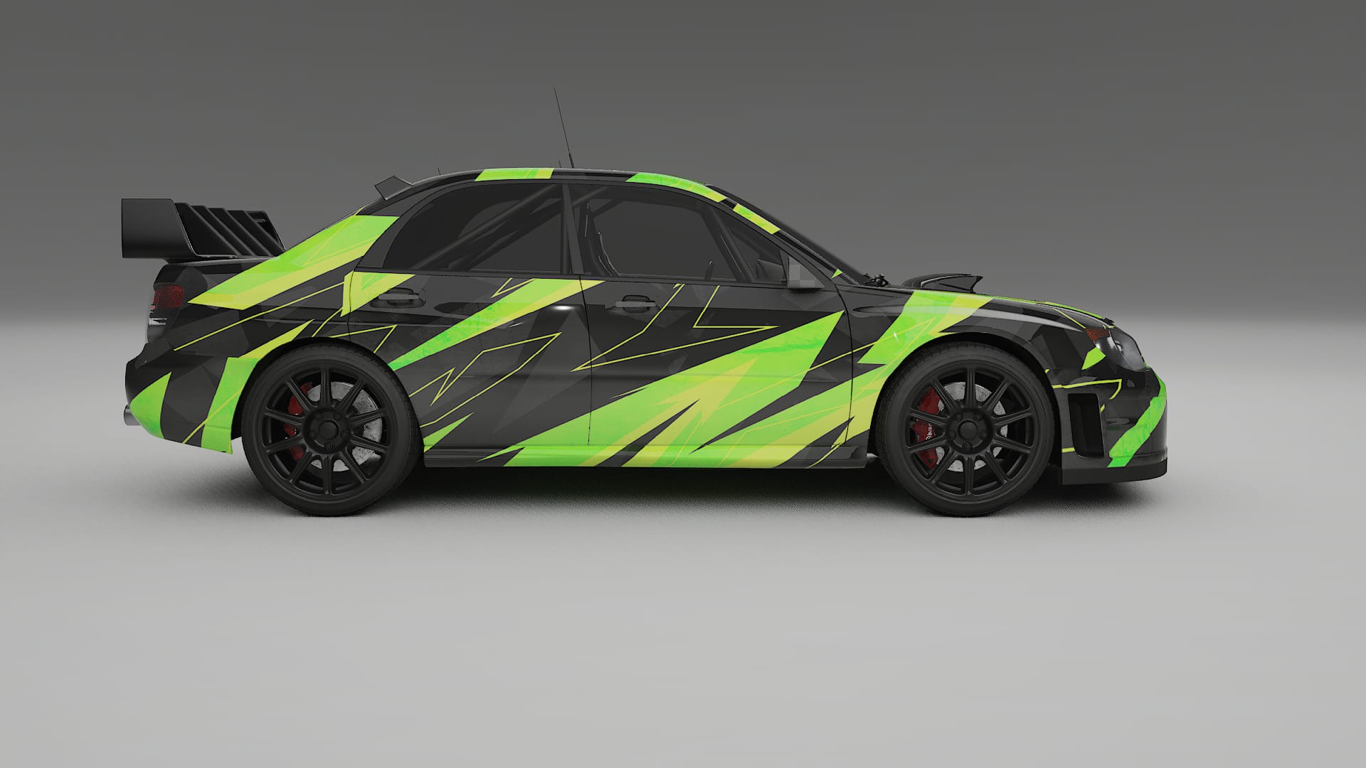 Subaru Impreza WRC GD NINJA TURTLES – Kit Wrap PPF Personalizzato in Pellicola Poliuretanica Stampabile