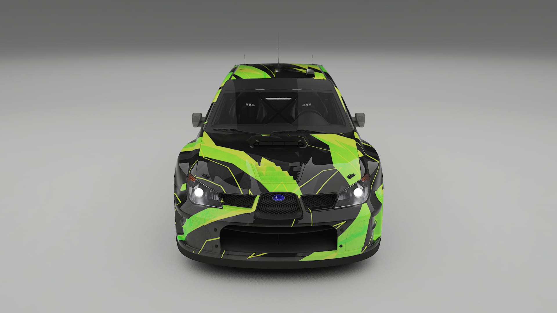 Subaru Impreza WRC GD NINJA TURTLES – Kit Wrap PPF Personalizzato in Pellicola Poliuretanica Stampabile
