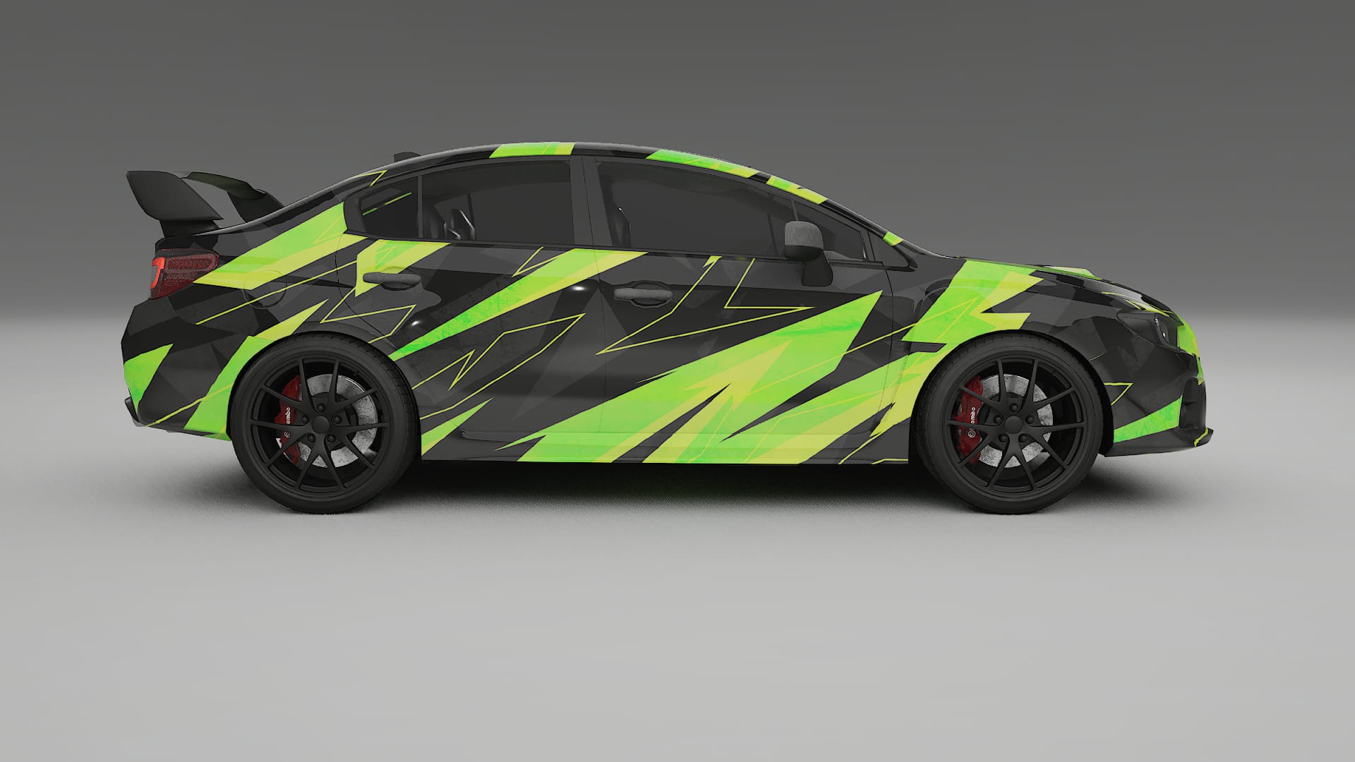 Subaru Impreza WRX Sti VA prefacelift pre-LCI NINJA TURTLES – Kit Wrap PPF Personalizzato in Pellicola Poliuretanica Stampabil