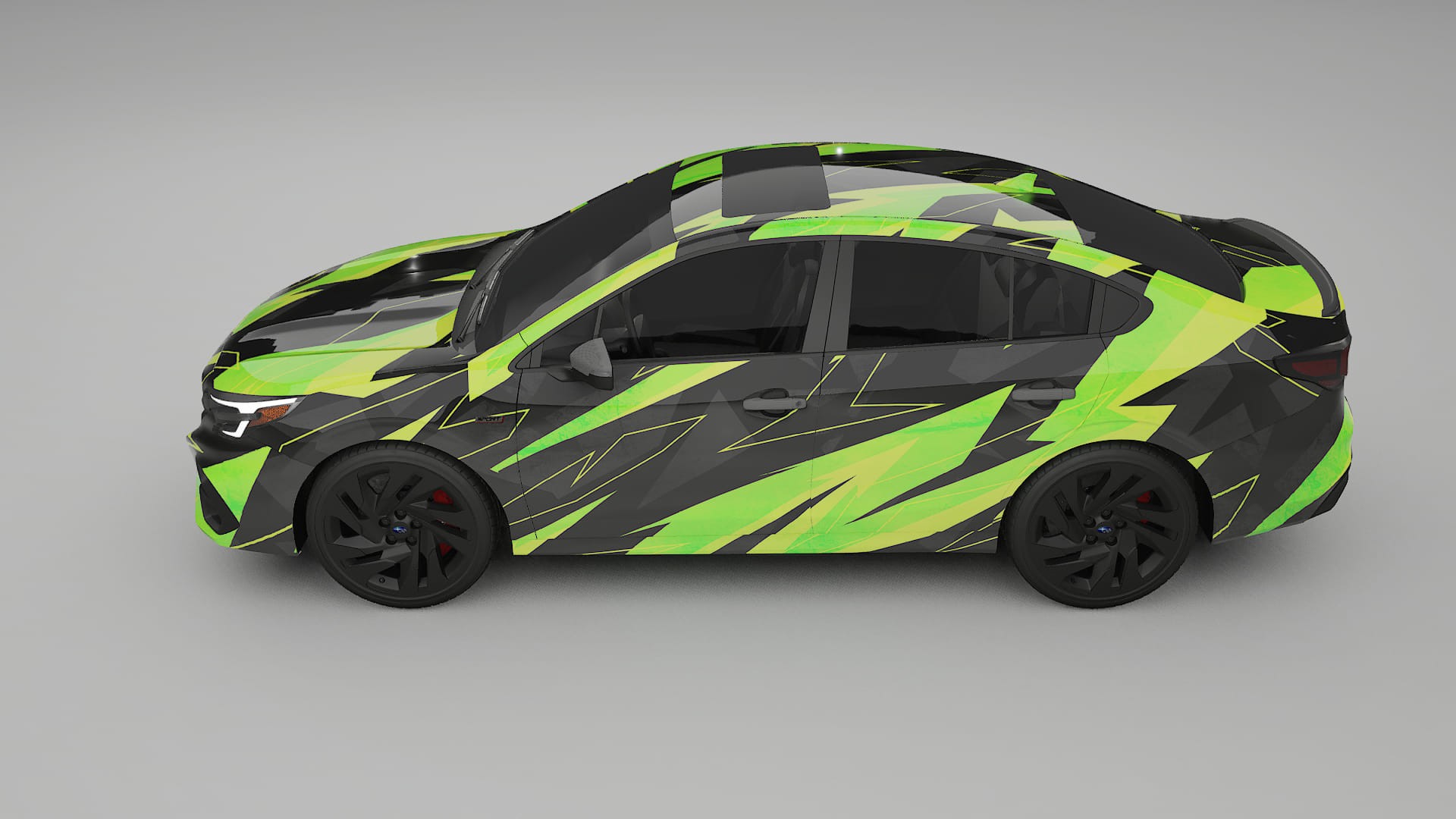 Subaru Legacy BW NINJA TURTLES – Kit Wrap PPF Personalizzato in Pellicola Poliuretanica Stampabile