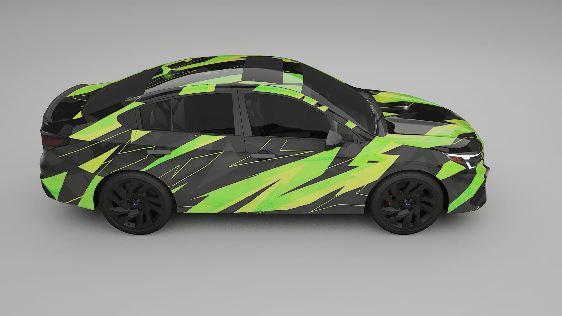 Subaru Legacy BW NINJA TURTLES – Kit Wrap PPF Personalizzato in Pellicola Poliuretanica Stampabile