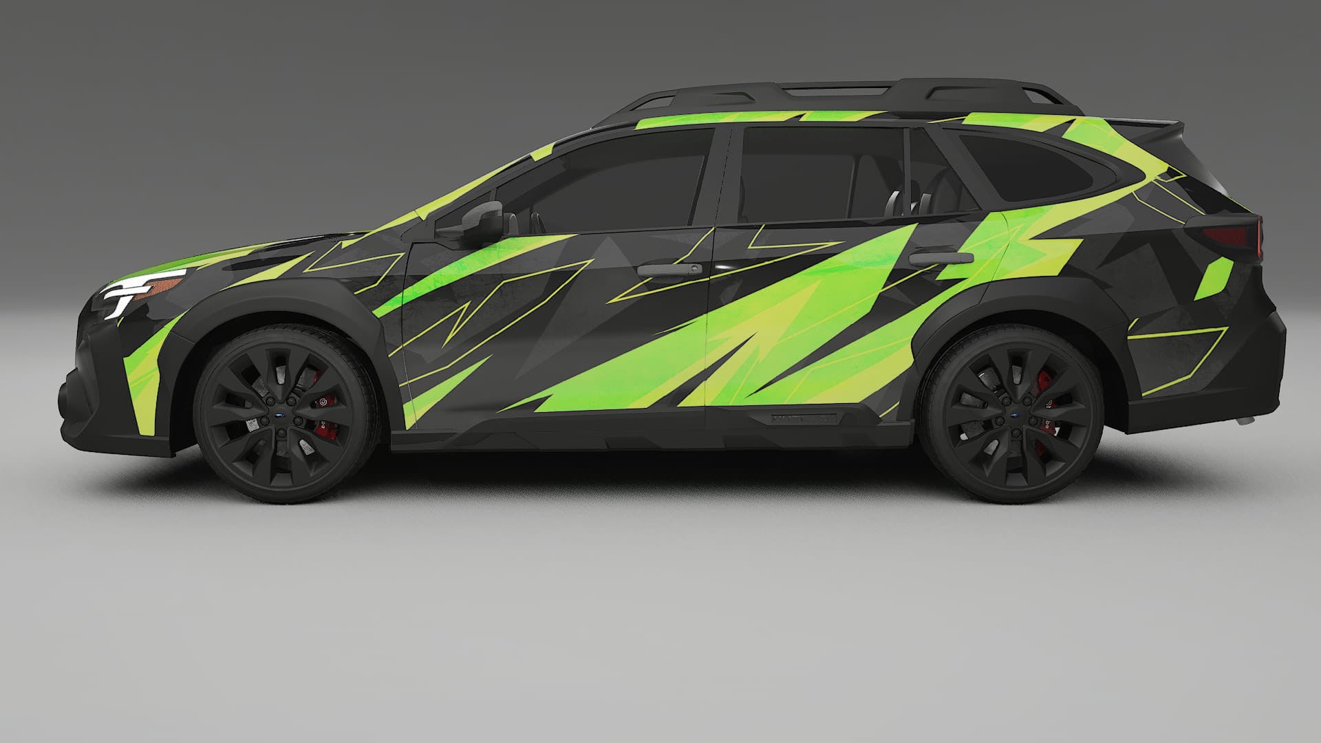Subaru Outback VI BS facelift LCI NINJA TURTLES – Kit Wrap PPF Personalizzato in Pellicola Poliuretanica Stampabile