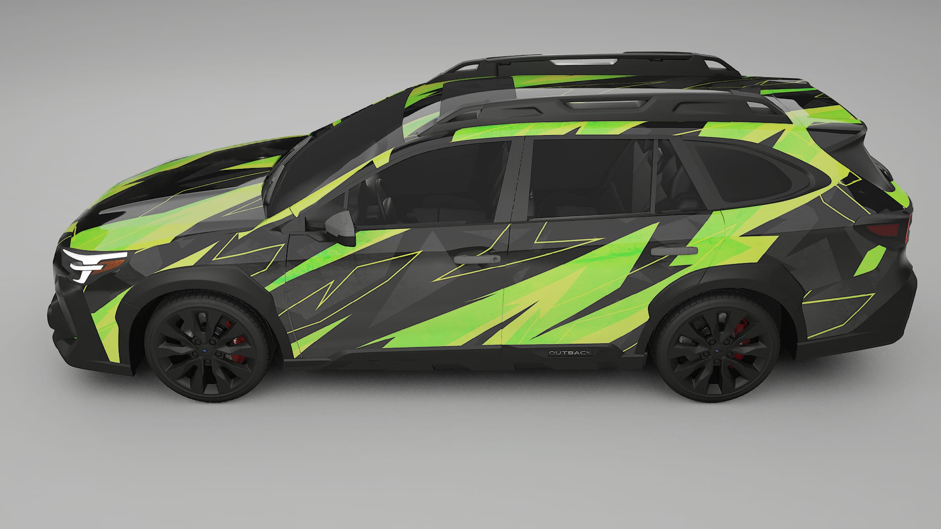 Subaru Outback VI BS facelift LCI NINJA TURTLES – Kit Wrap PPF Personalizzato in Pellicola Poliuretanica Stampabile