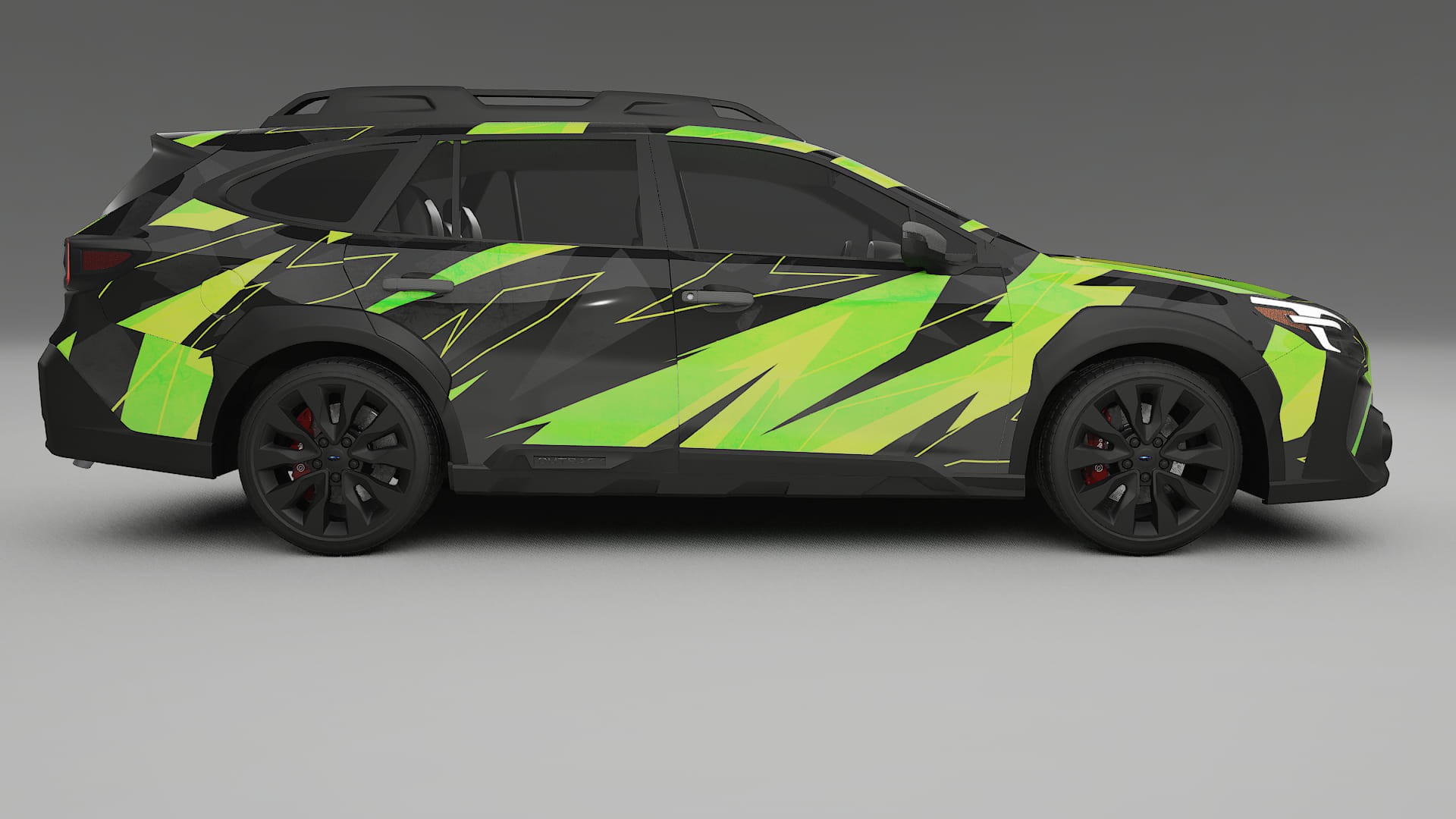 Subaru Outback VI BS facelift LCI NINJA TURTLES – Kit Wrap PPF Personalizzato in Pellicola Poliuretanica Stampabile