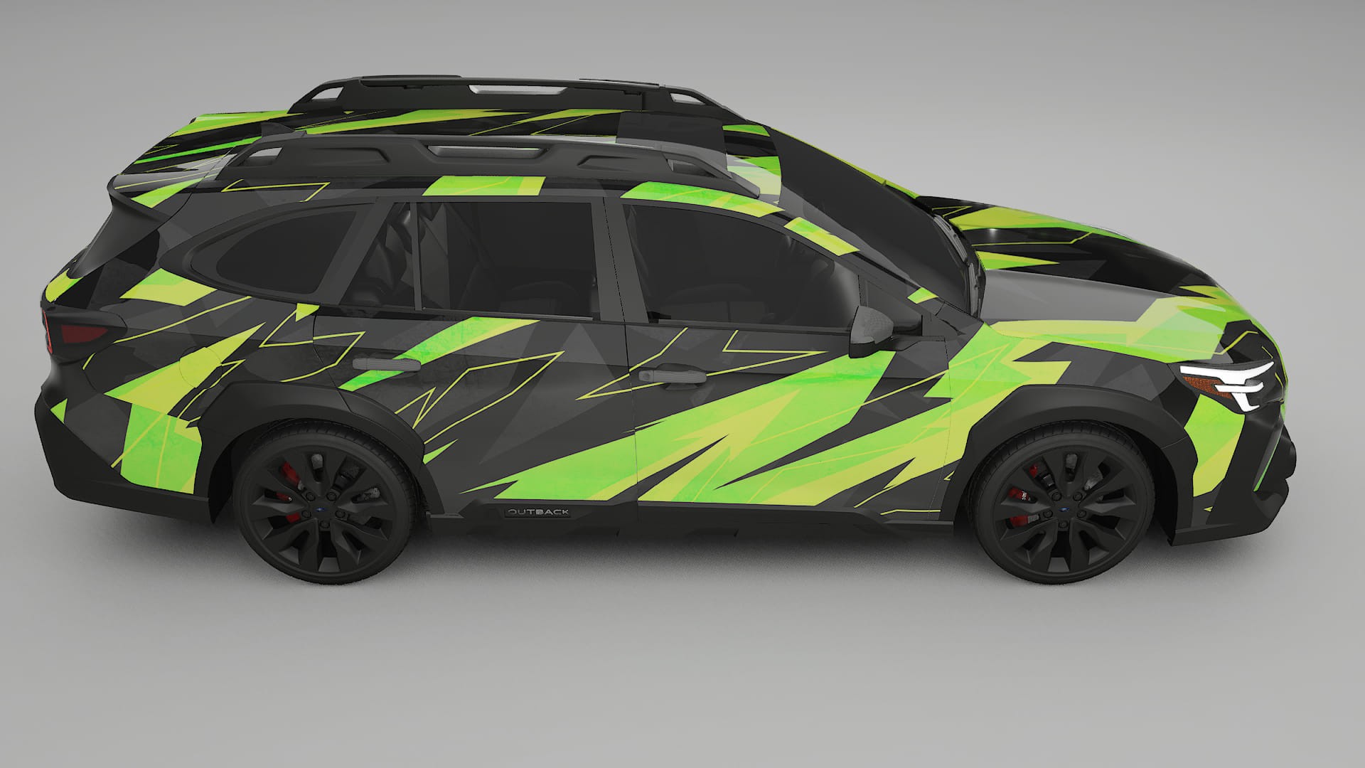 Subaru Outback VI BS facelift LCI NINJA TURTLES – Kit Wrap PPF Personalizzato in Pellicola Poliuretanica Stampabile