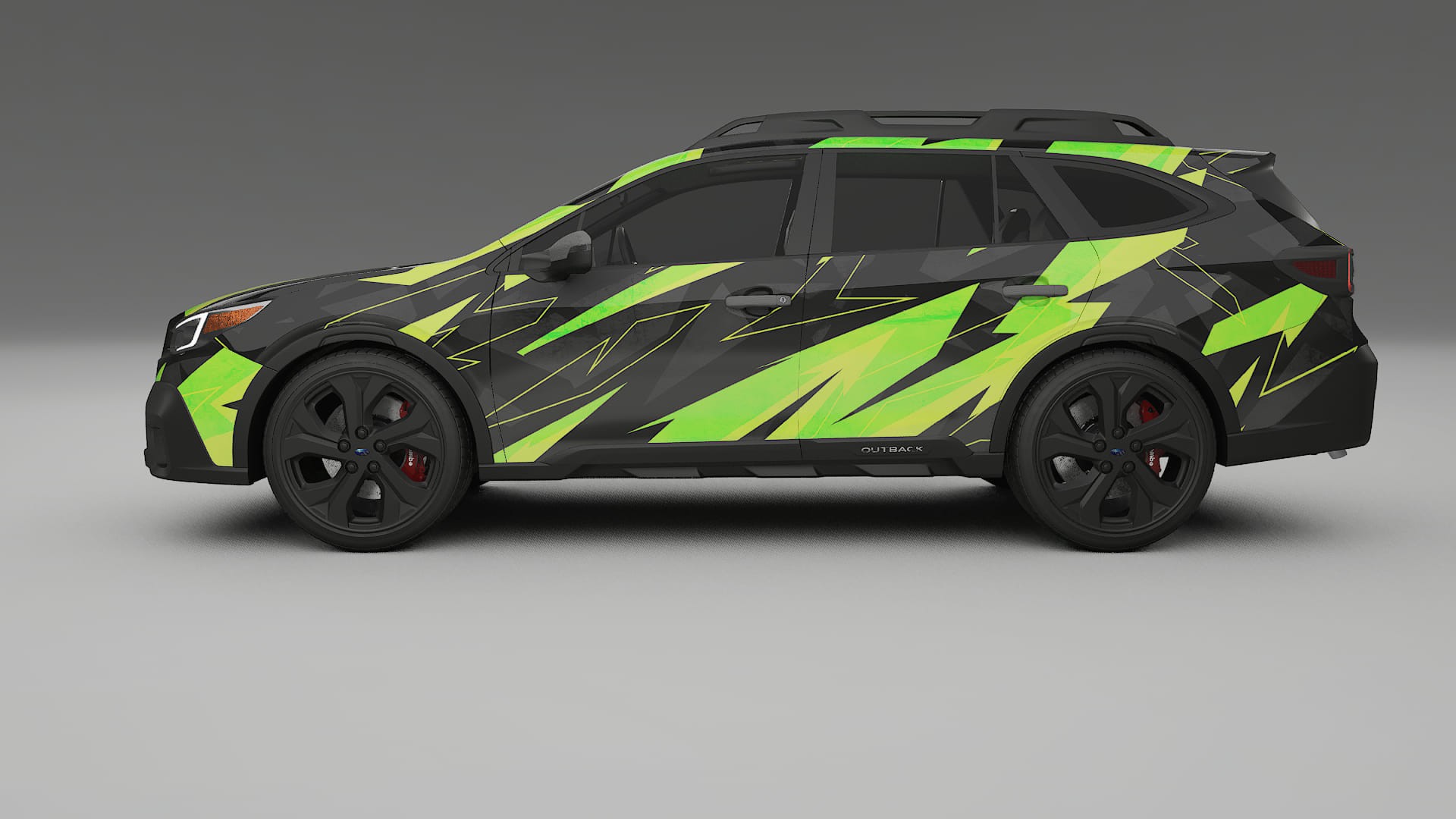 Subaru Outback VI BS prefacelift pre-LCI NINJA TURTLES – Kit Wrap PPF Personalizzato in Pellicola Poliuretanica Stampabile