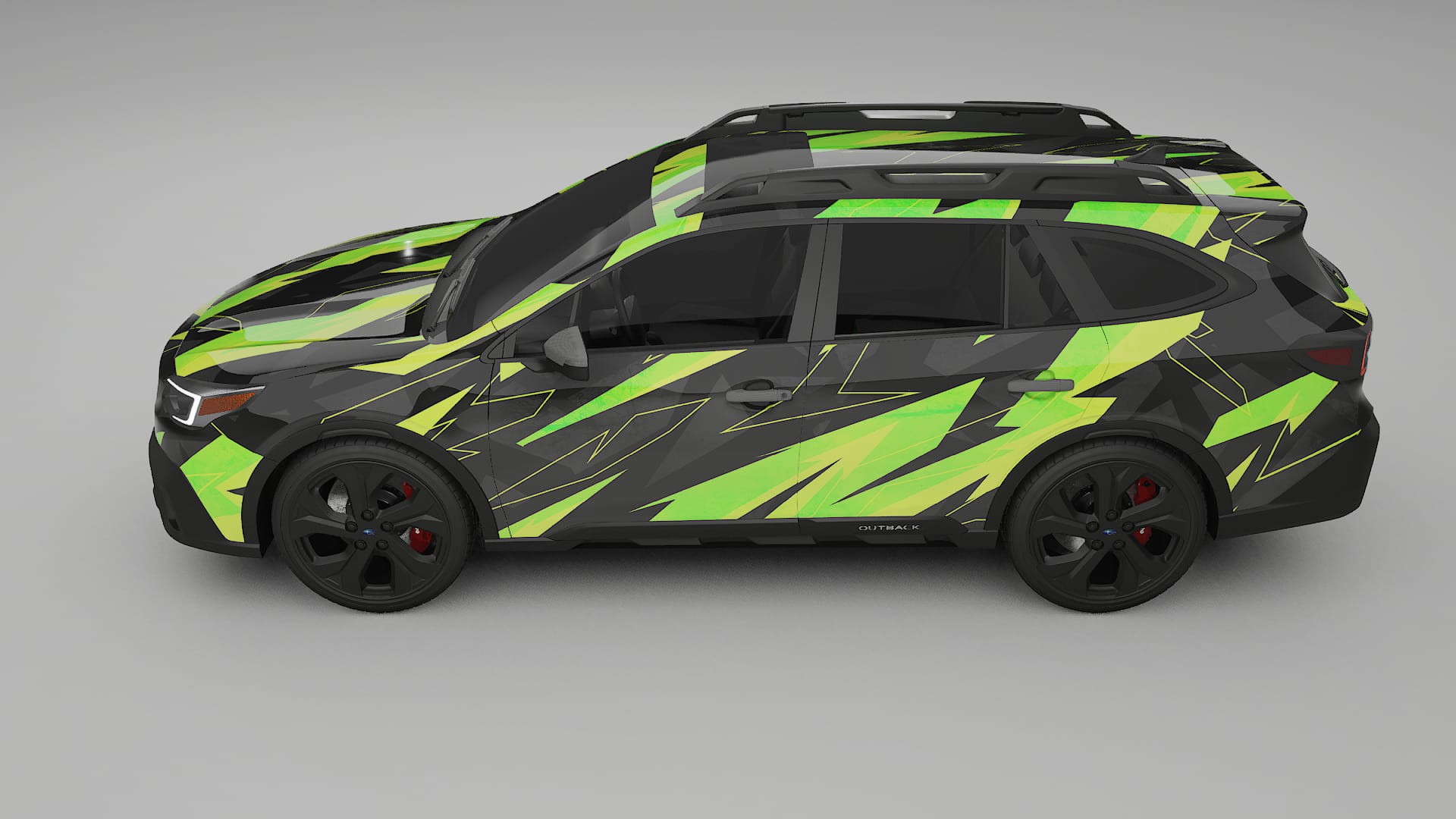 Subaru Outback VI BS prefacelift pre-LCI NINJA TURTLES – Kit Wrap PPF Personalizzato in Pellicola Poliuretanica Stampabile