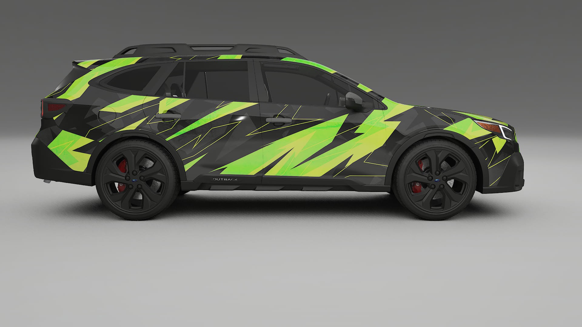 Subaru Outback VI BS prefacelift pre-LCI NINJA TURTLES – Kit Wrap PPF Personalizzato in Pellicola Poliuretanica Stampabile
