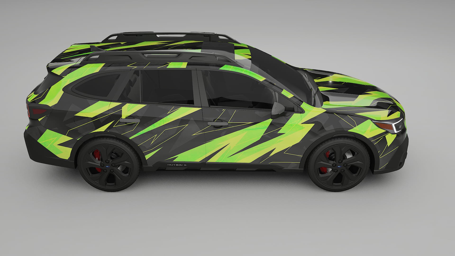 Subaru Outback VI BS prefacelift pre-LCI NINJA TURTLES – Kit Wrap PPF Personalizzato in Pellicola Poliuretanica Stampabile