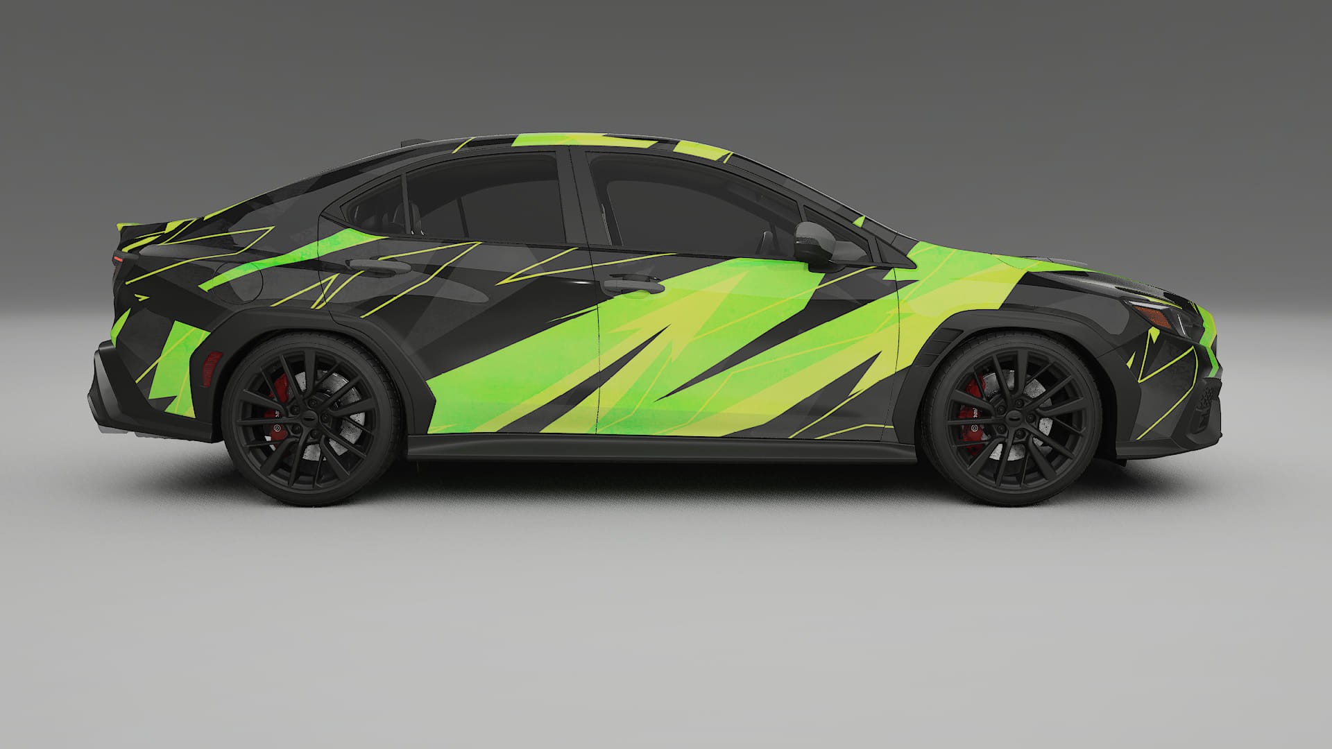Subaru WRX VB NINJA TURTLES – Kit Wrap PPF Personalizzato in Pellicola Poliuretanica Stampabile