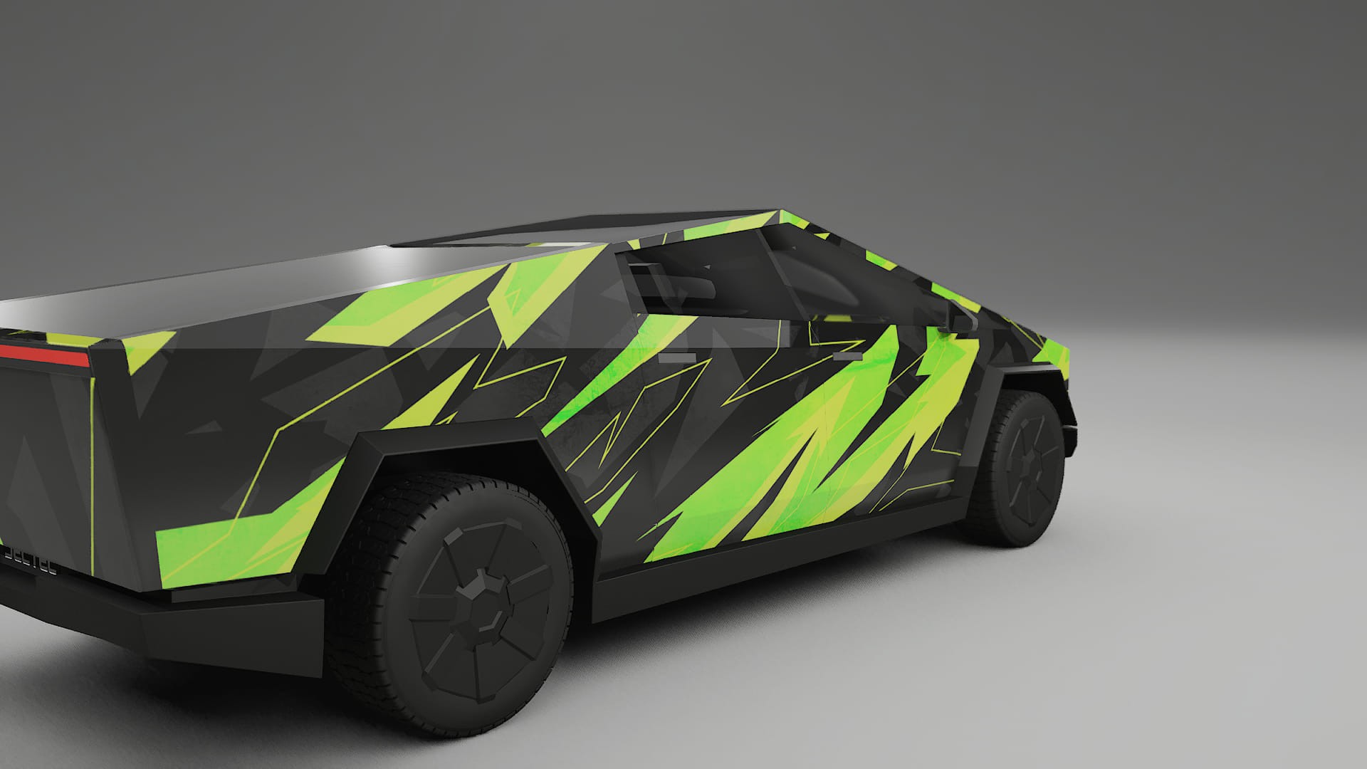 Tesla Cybertruck NINJA TURTLES – Kit Wrap PPF Personalizzato in Pellicola Poliuretanica Stampabile