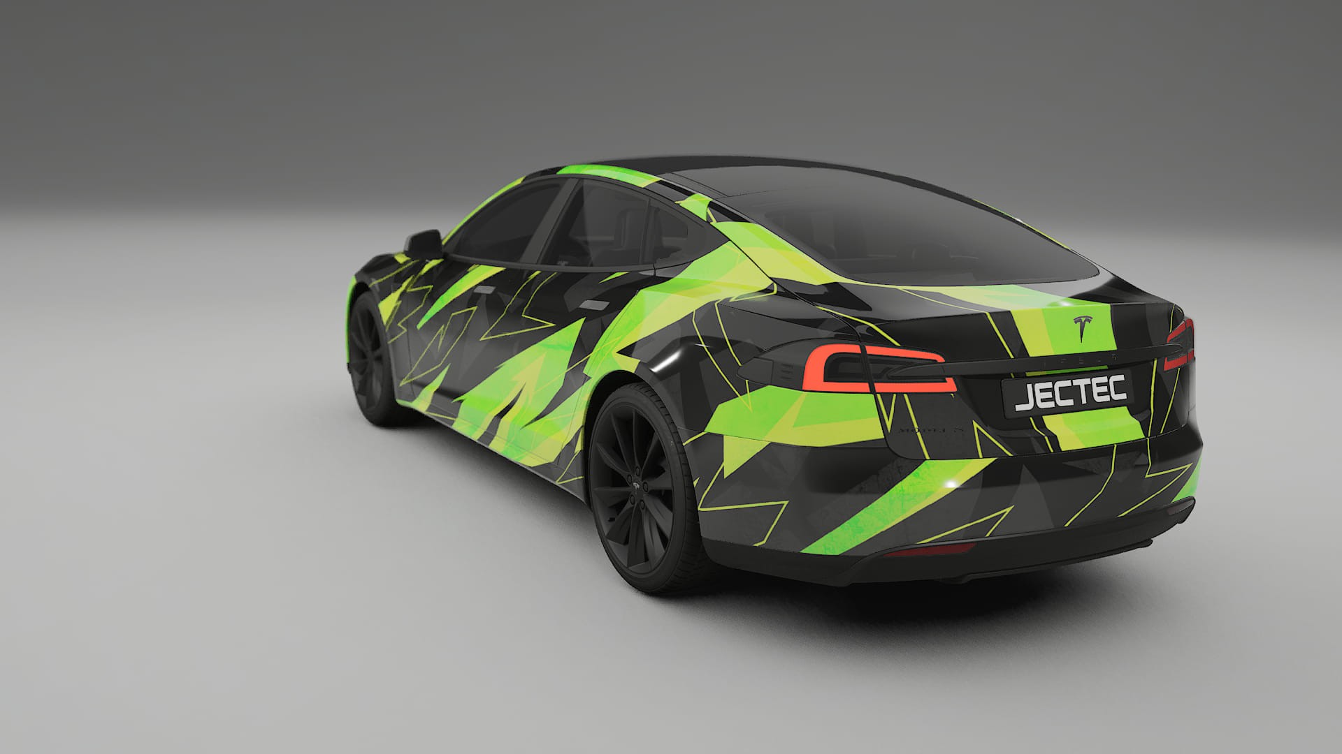 Tesla Model-S NINJA TURTLES – Kit Wrap PPF Personalizzato in Pellicola Poliuretanica Stampabile