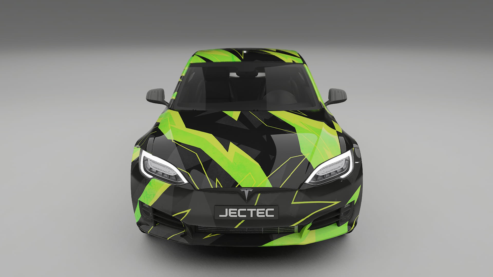 Tesla Model-S Refresh NINJA TURTLES – Kit Wrap PPF Personalizzato in Pellicola Poliuretanica Stampabile