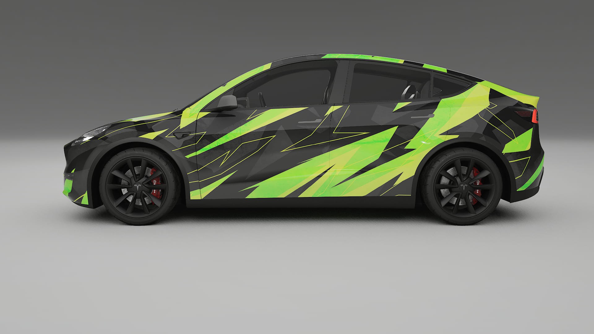 Tesla Model Y NINJA TURTLES – Kit Wrap PPF Personalizzato in Pellicola Poliuretanica Stampabile