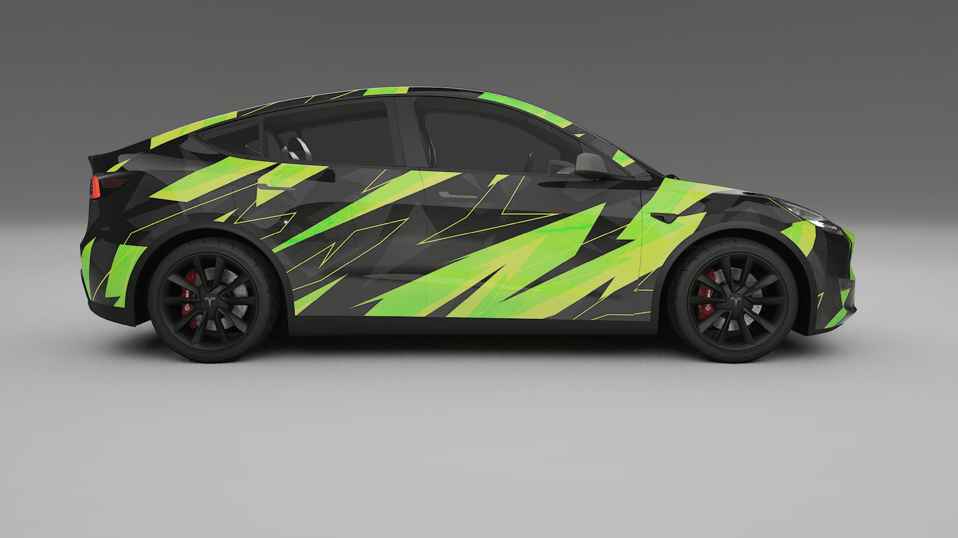 Tesla Model Y NINJA TURTLES – Kit Wrap PPF Personalizzato in Pellicola Poliuretanica Stampabile