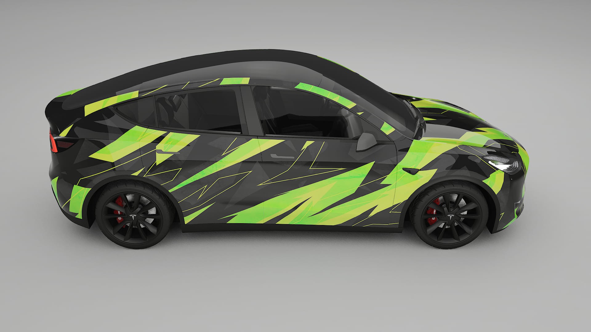 Tesla Model Y NINJA TURTLES – Kit Wrap PPF Personalizzato in Pellicola Poliuretanica Stampabile
