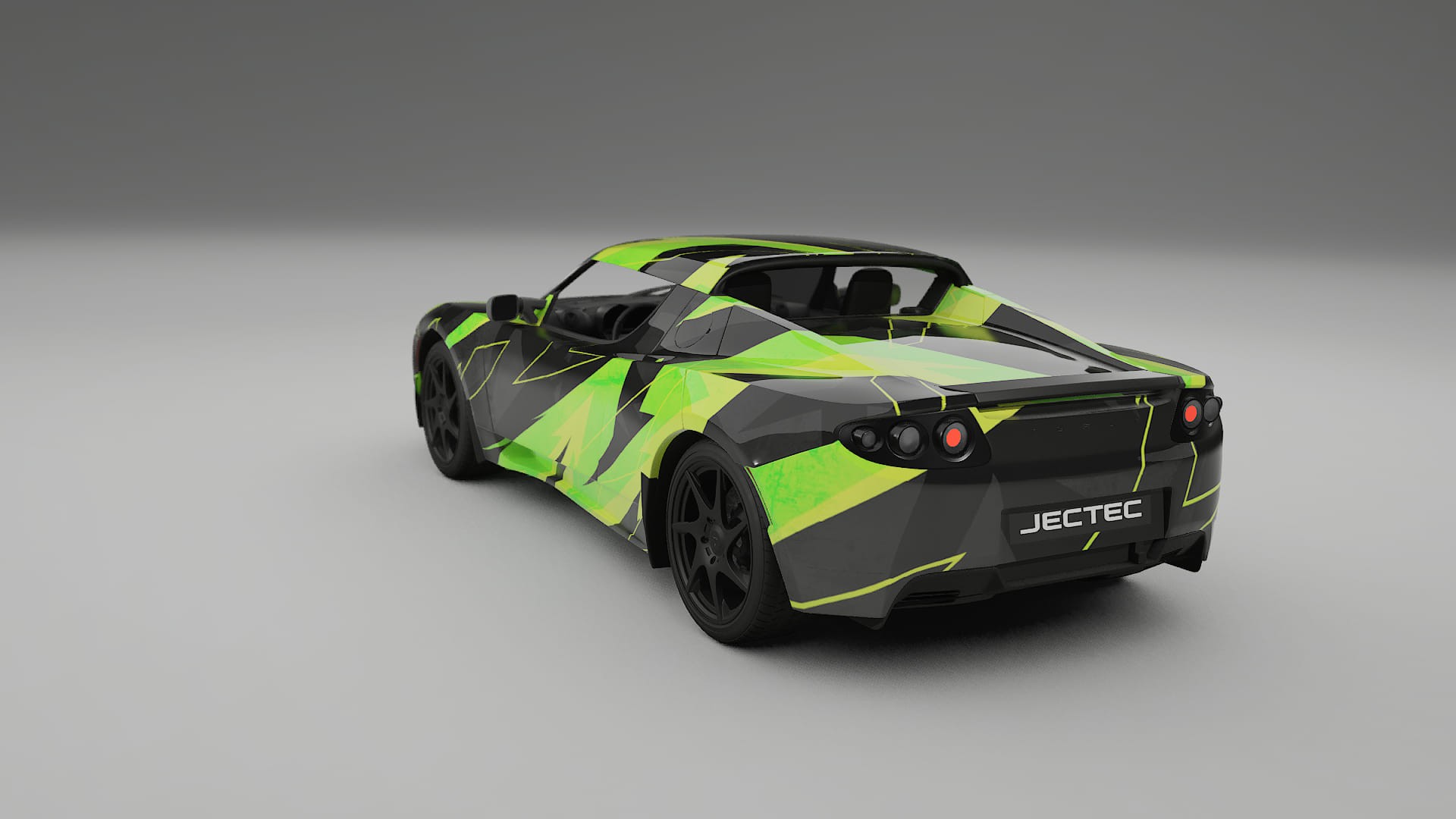 Tesla Roadster 2.5 NINJA TURTLES – Kit Wrap PPF Personalizzato in Pellicola Poliuretanica Stampabile