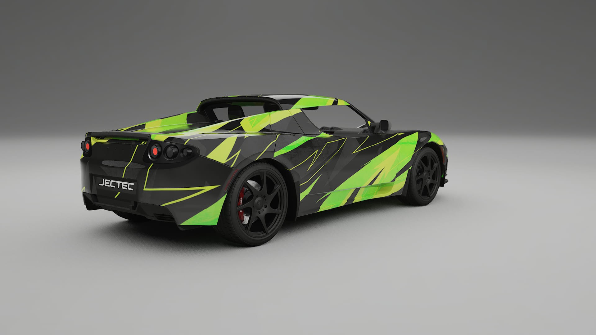 Tesla Roadster 2.5 NINJA TURTLES – Kit Wrap PPF Personalizzato in Pellicola Poliuretanica Stampabile