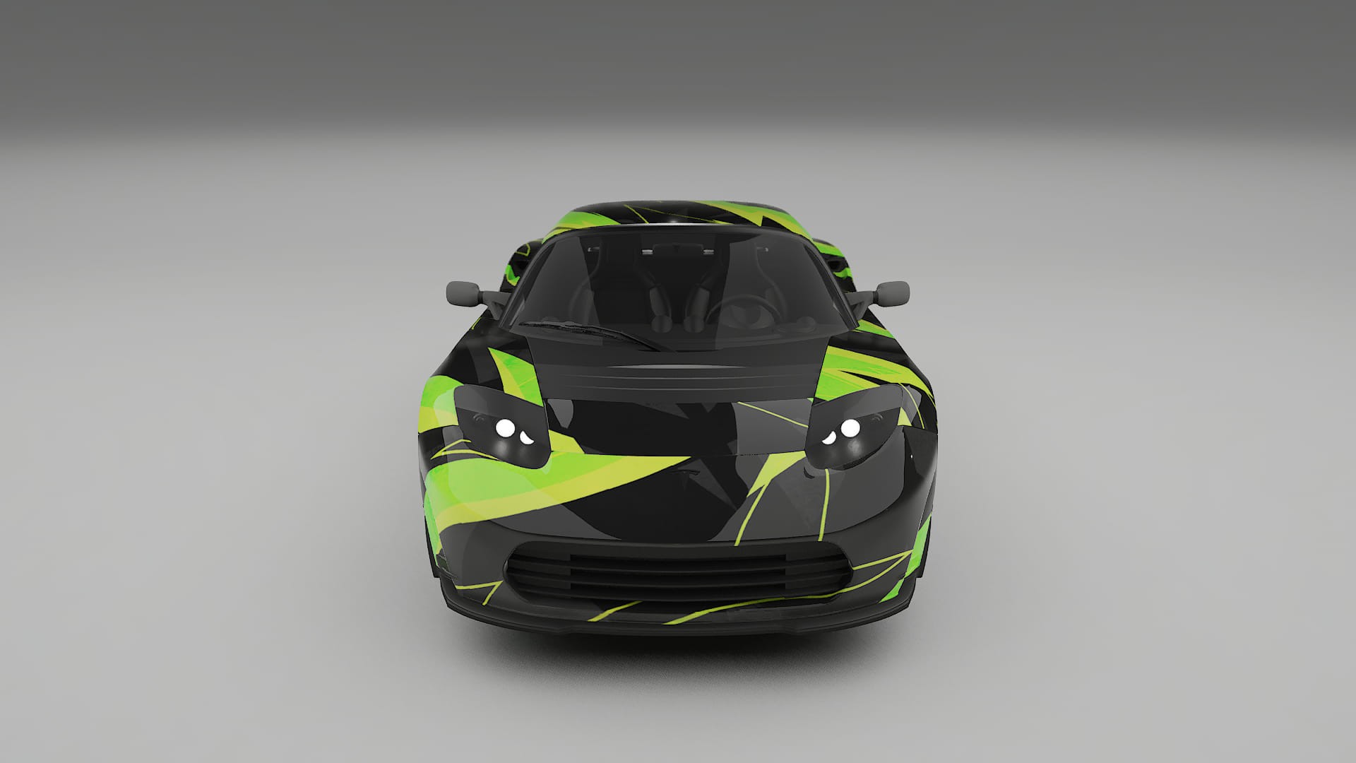 Tesla Roadster 2.5 NINJA TURTLES – Kit Wrap PPF Personalizzato in Pellicola Poliuretanica Stampabile