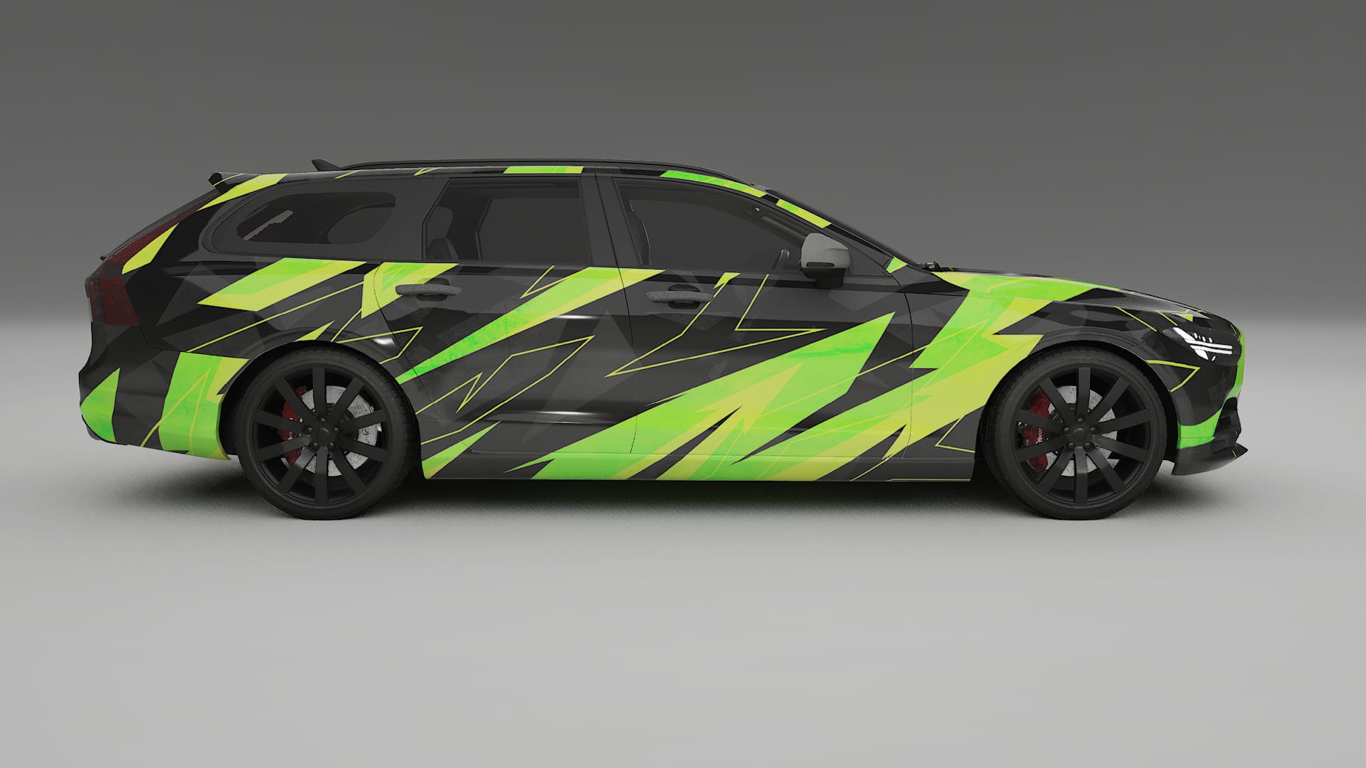 Volvo V90 P5 NINJA TURTLES – Kit Wrap PPF Personalizzato in Pellicola Poliuretanica Stampabile