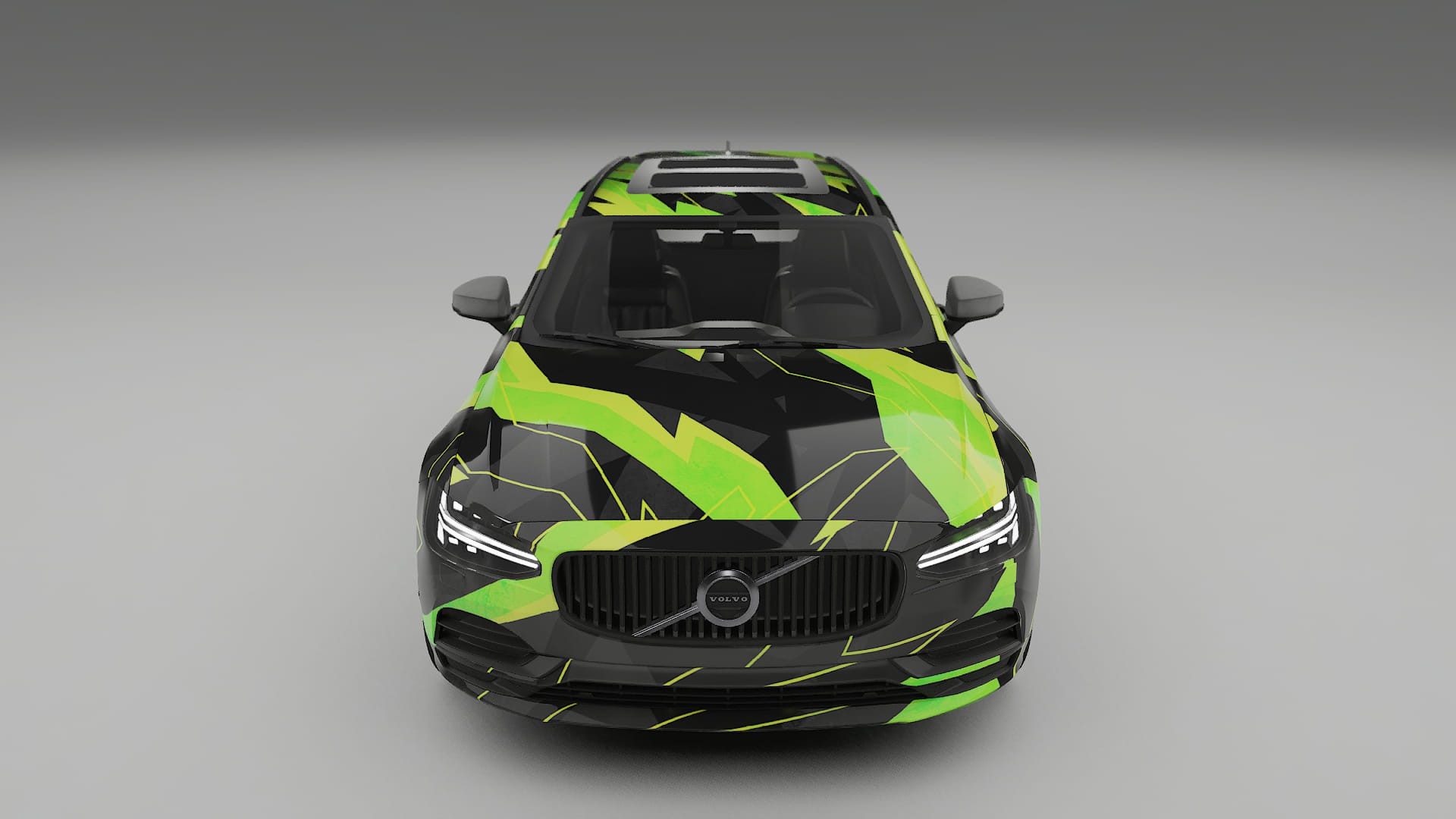 Volvo V90 P5 NINJA TURTLES – Kit Wrap PPF Personalizzato in Pellicola Poliuretanica Stampabile