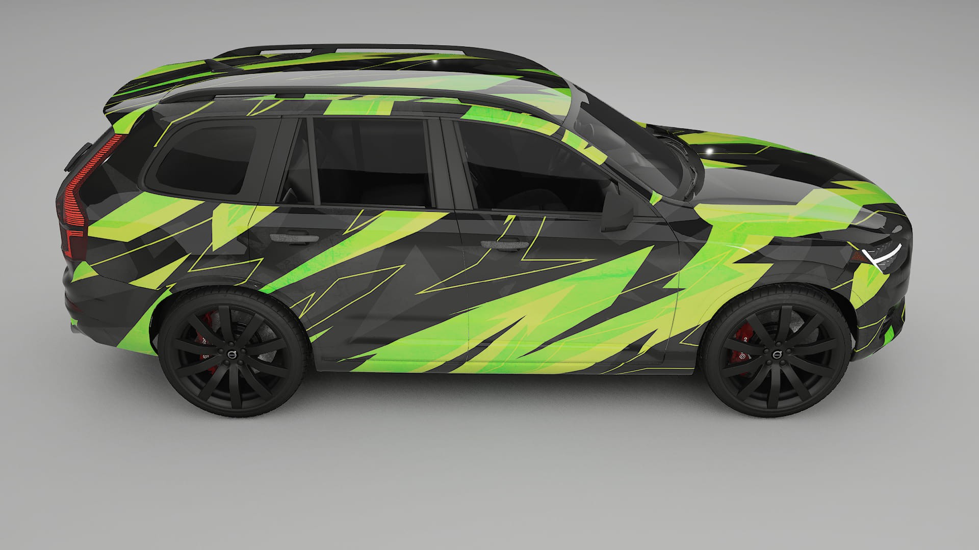 Volvo XC90 SPA NINJA TURTLES – Kit Wrap PPF Personalizzato in Pellicola Poliuretanica Stampabile