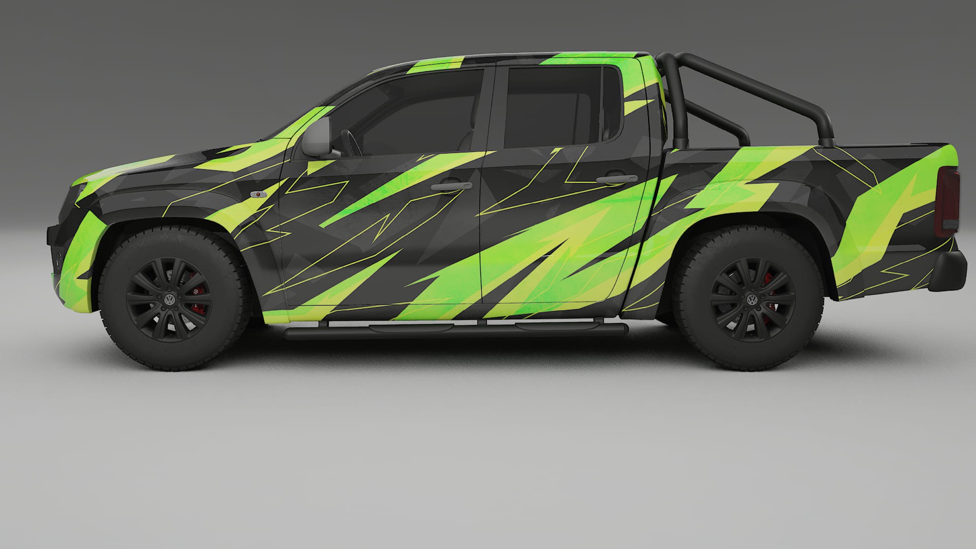 VW Amarok 2H NINJA TURTLES – Kit Wrap PPF Personalizzato in Pellicola Poliuretanica Stampabile