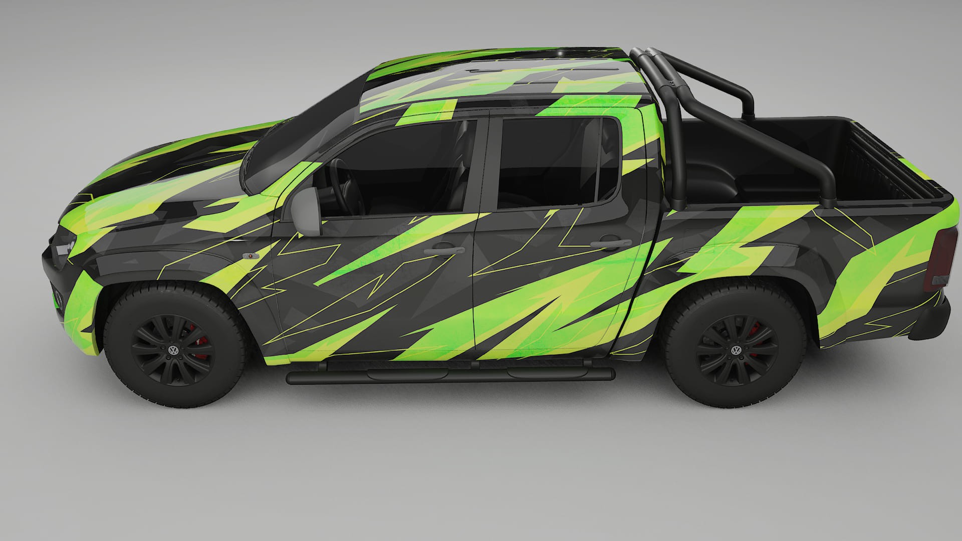 VW Amarok 2H NINJA TURTLES – Kit Wrap PPF Personalizzato in Pellicola Poliuretanica Stampabile