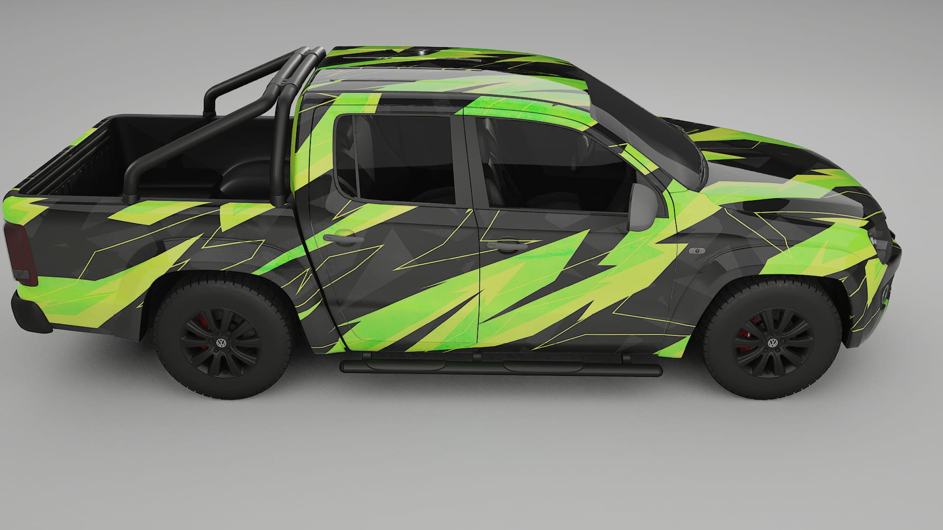 VW Amarok 2H NINJA TURTLES – Kit Wrap PPF Personalizzato in Pellicola Poliuretanica Stampabile