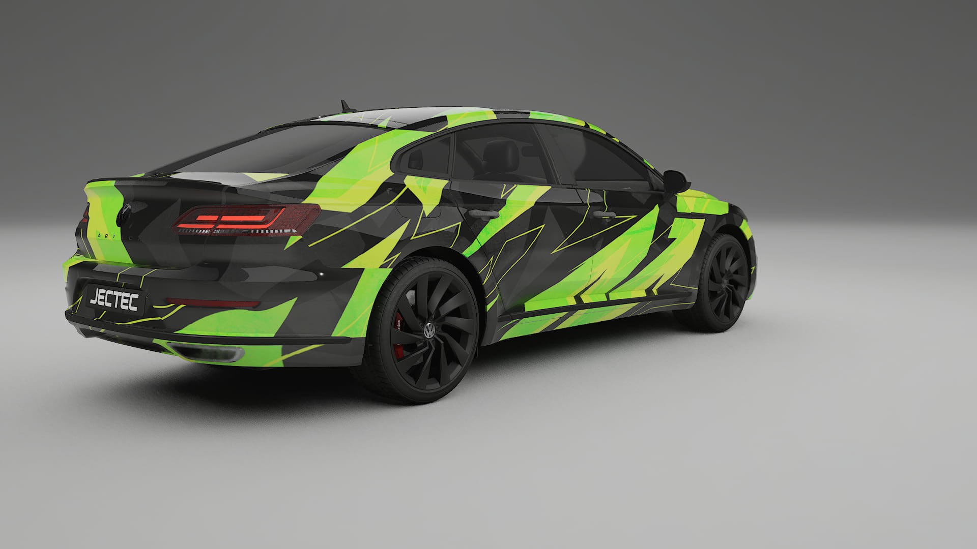 VW Arteon R 3H prefacelift pre-LCI NINJA TURTLES – Kit Wrap PPF Personalizzato in Pellicola Poliuretanica Stampabile