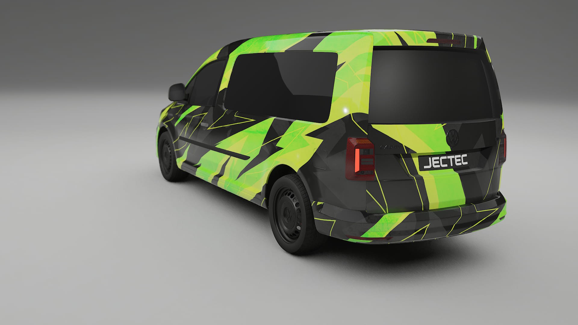 VW Caddy Maxi SB NINJA TURTLES – Kit Wrap PPF Personalizzato in Pellicola Poliuretanica Stampabile