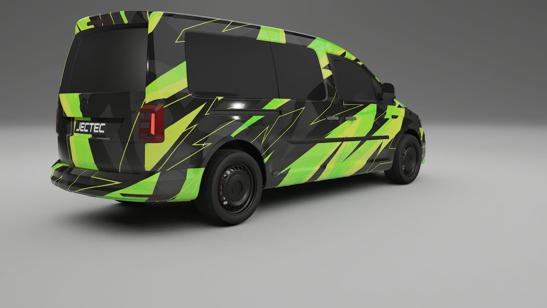 VW Caddy Maxi SB NINJA TURTLES – Kit Wrap PPF Personalizzato in Pellicola Poliuretanica Stampabile