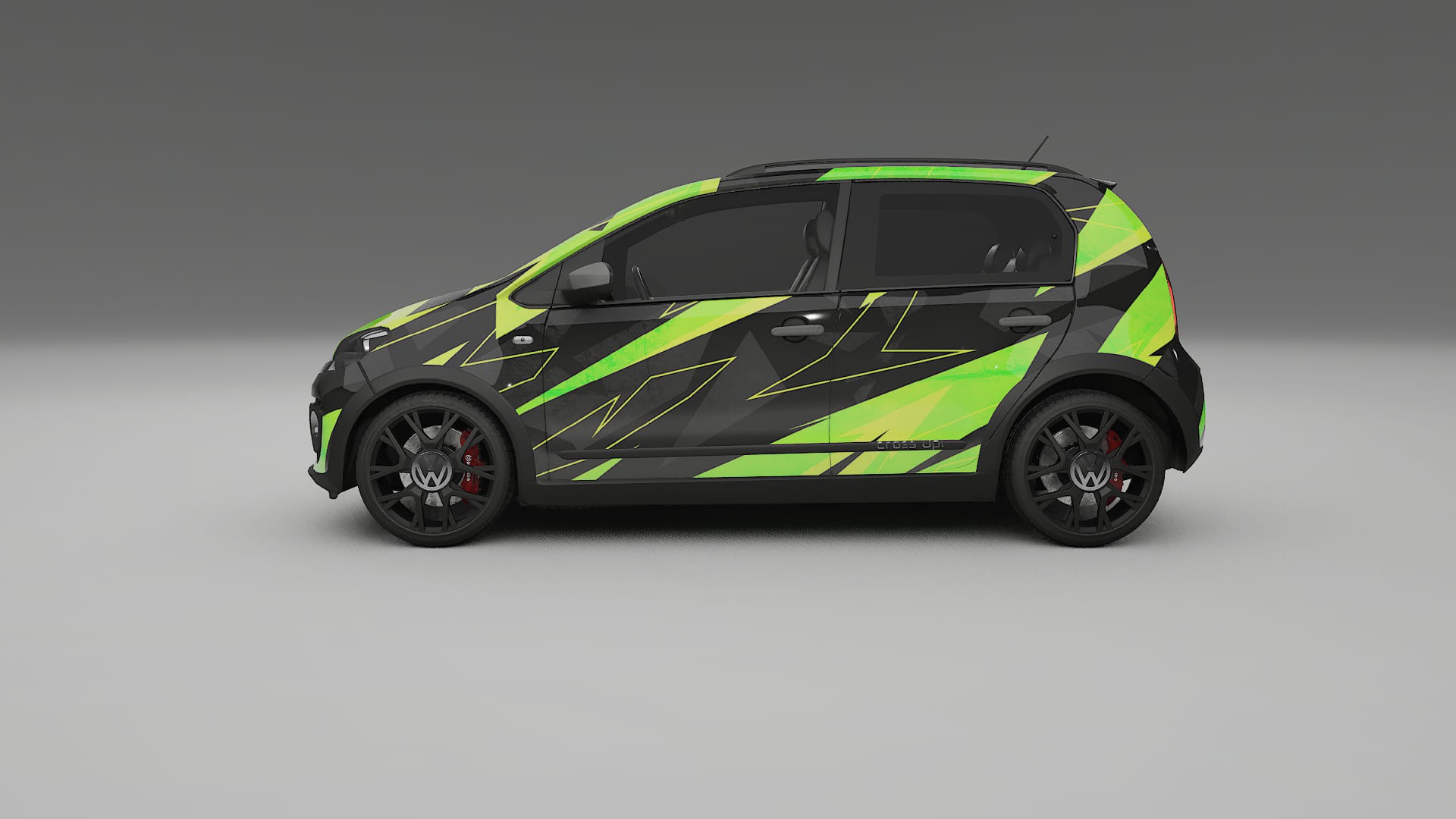 VW Cross Up NINJA TURTLES – Kit Wrap PPF Personalizzato in Pellicola Poliuretanica Stampabile