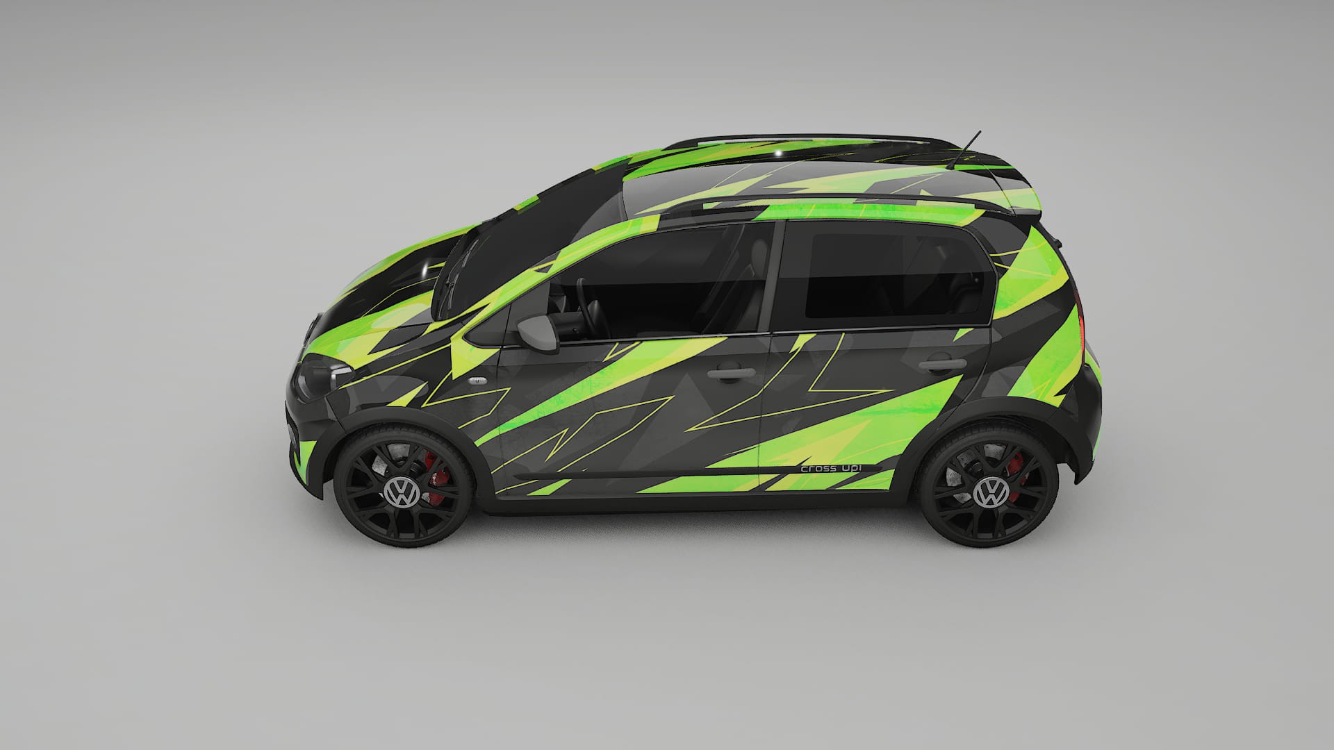 VW Cross Up NINJA TURTLES – Kit Wrap PPF Personalizzato in Pellicola Poliuretanica Stampabile