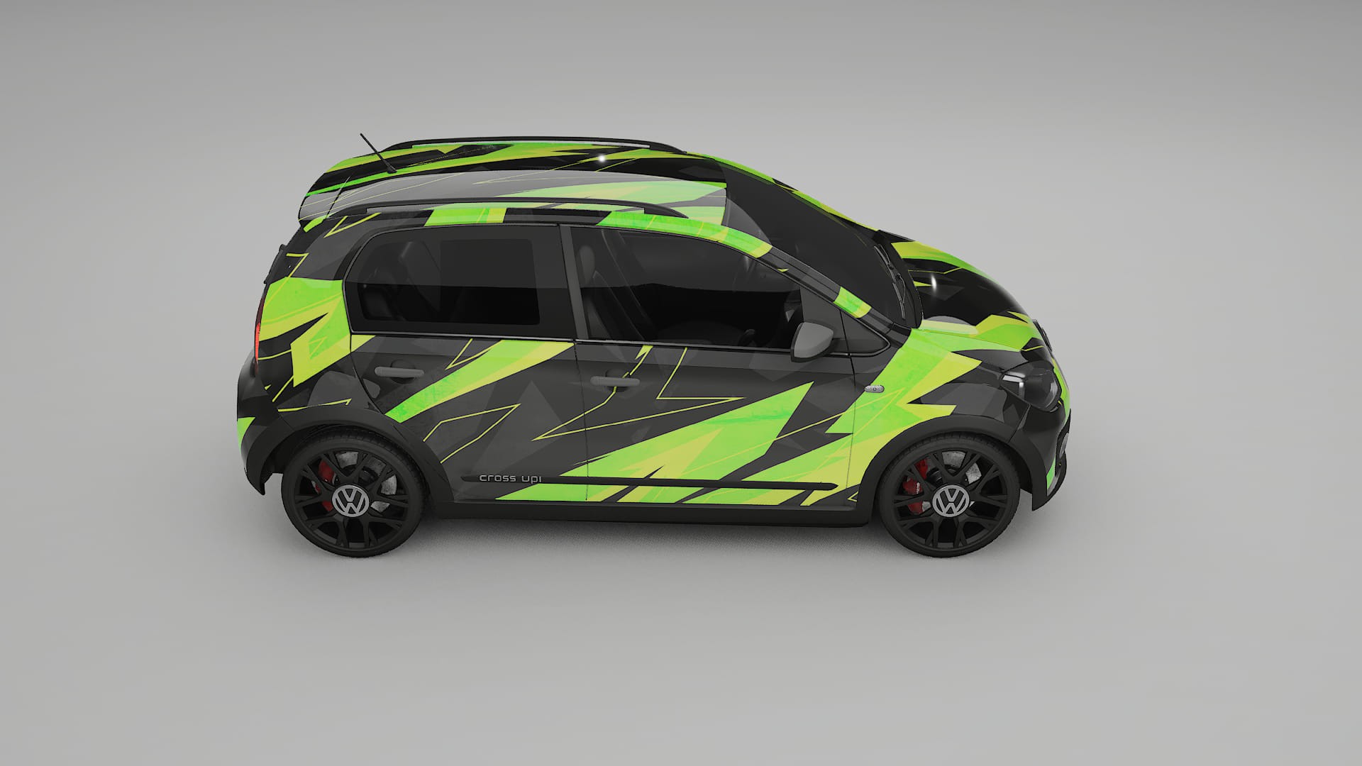 VW Cross Up NINJA TURTLES – Kit Wrap PPF Personalizzato in Pellicola Poliuretanica Stampabile