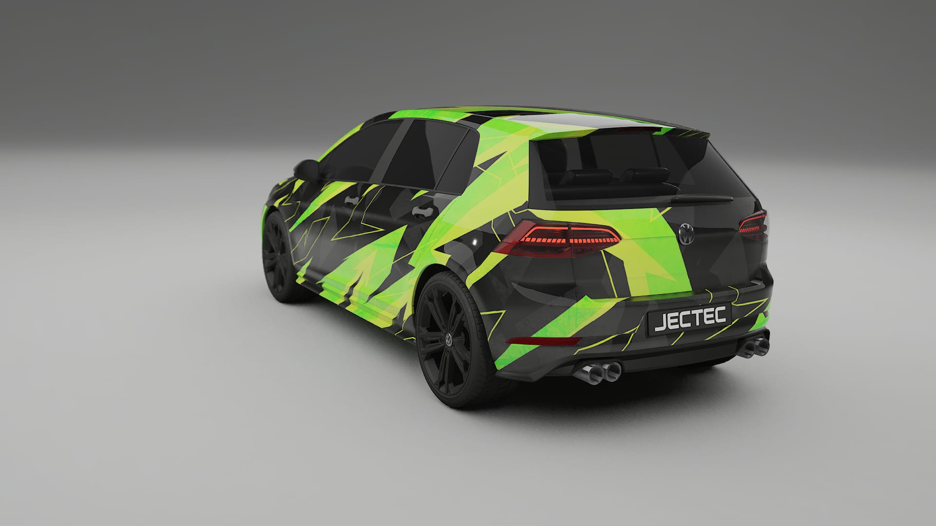 VW Golf Mk7 NINJA TURTLES – Kit Wrap PPF Personalizzato in Pellicola Poliuretanica Stampabile