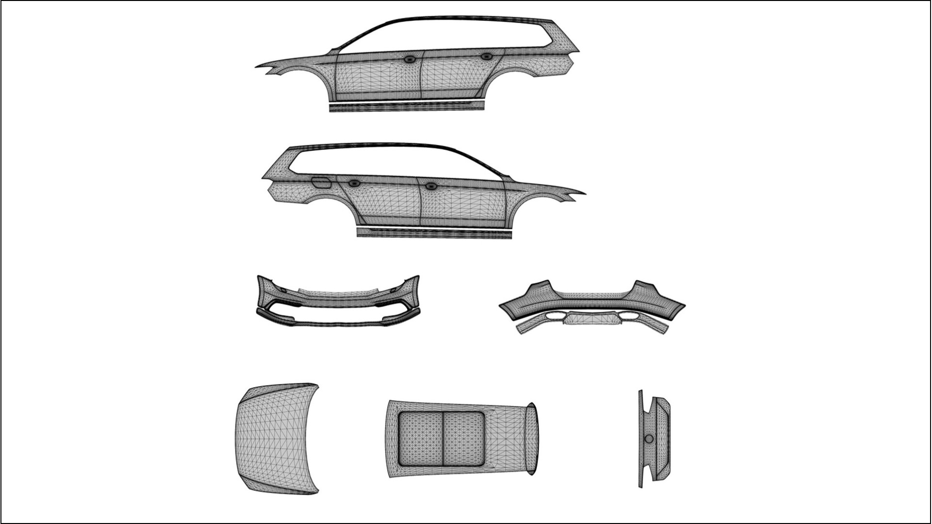 VW Passat VariantR B8 NINJA TURTLES – Kit Wrap PPF Personalizzato in Pellicola Poliuretanica Stampabile