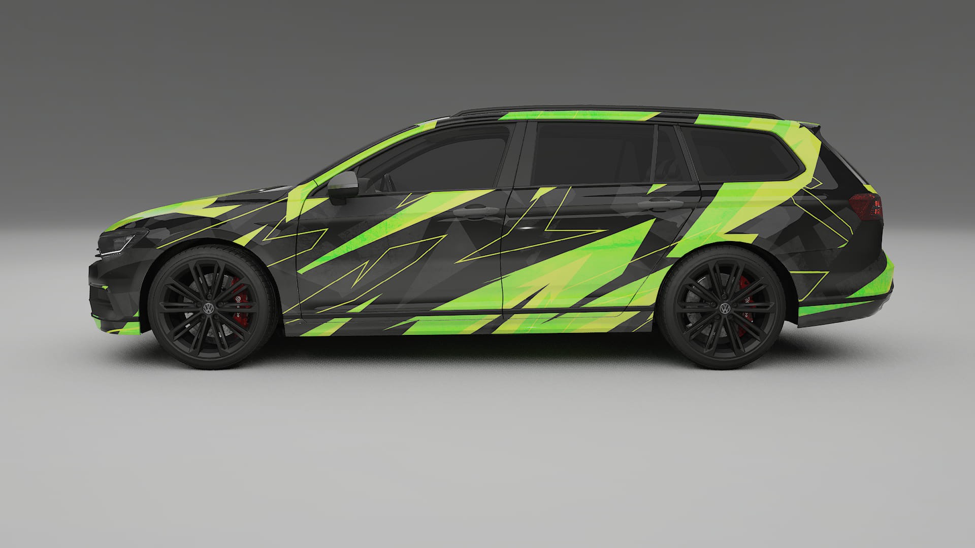 VW Passat VariantR B8 NINJA TURTLES – Kit Wrap PPF Personalizzato in Pellicola Poliuretanica Stampabile