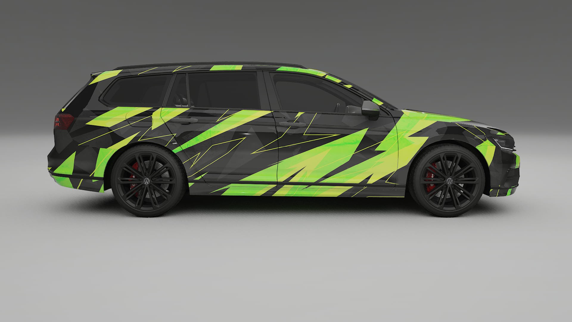 VW Passat VariantR B8 NINJA TURTLES – Kit Wrap PPF Personalizzato in Pellicola Poliuretanica Stampabile
