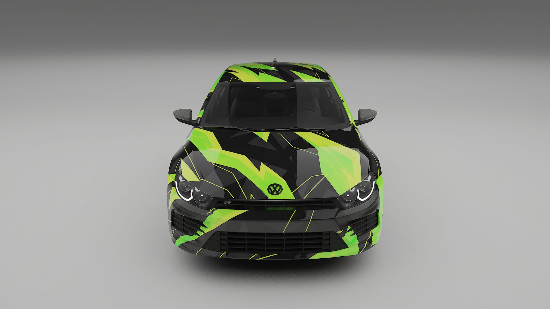 VW Scirocco R III NINJA TURTLES – Kit Wrap PPF Personalizzato in Pellicola Poliuretanica Stampabile