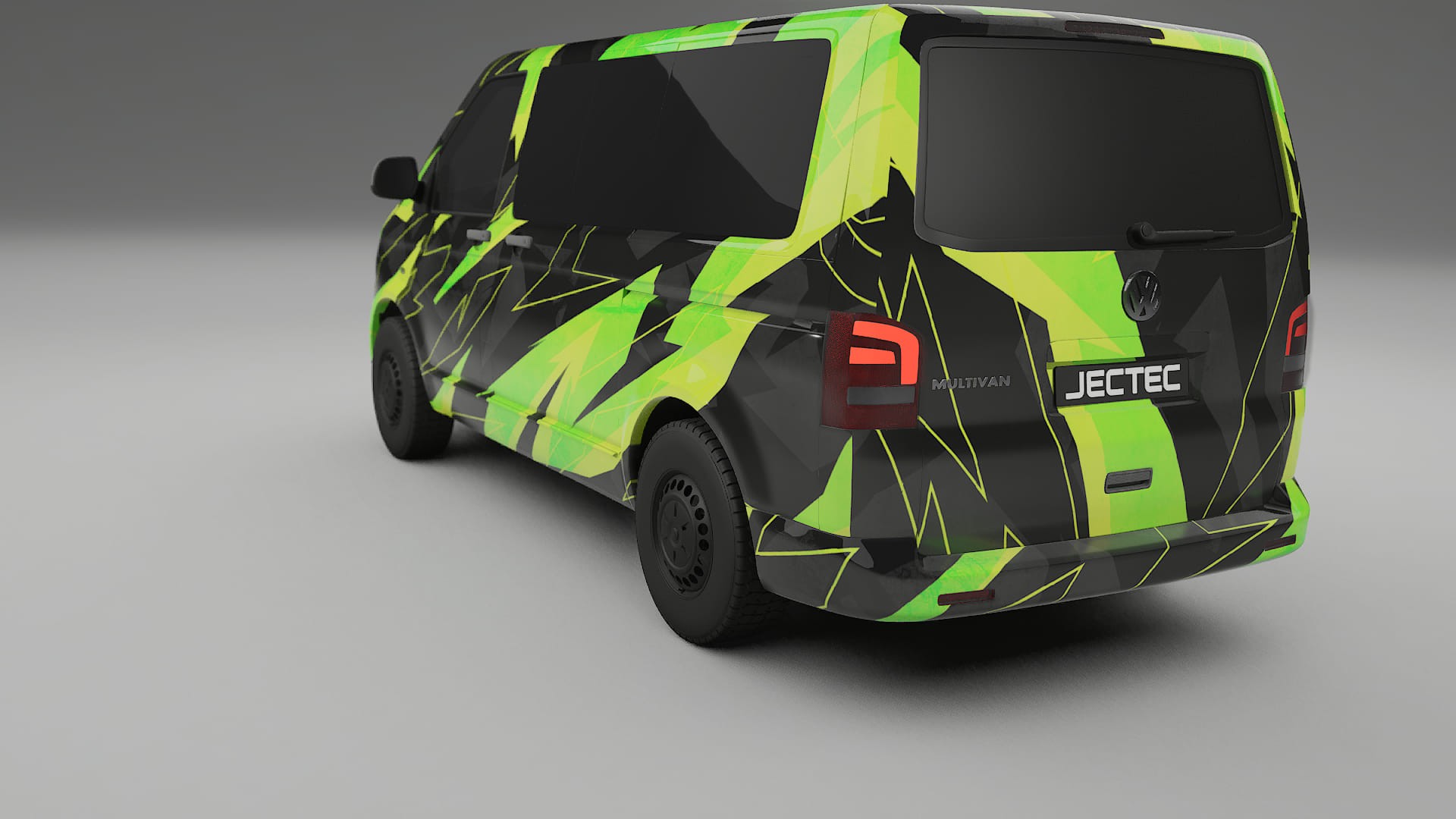 VW Transporter T5 Caravelle NINJA TURTLES – Kit Wrap PPF Personalizzato in Pellicola Poliuretanica Stampabile